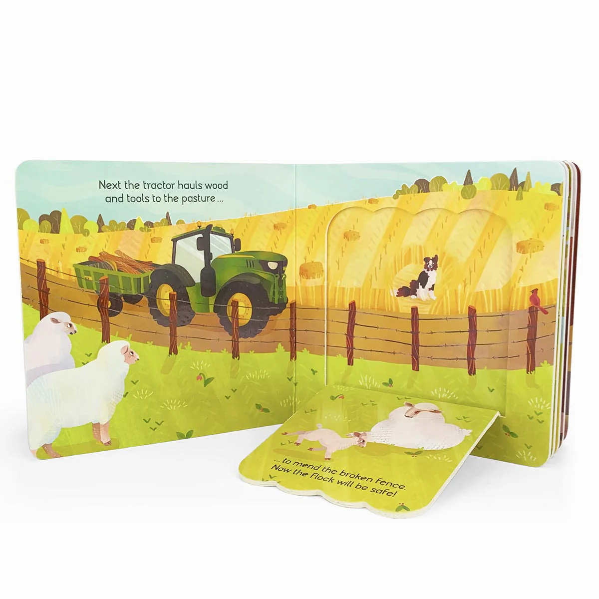 John Deere Farm Friends Lift-a-Flap Board Book - Image 2