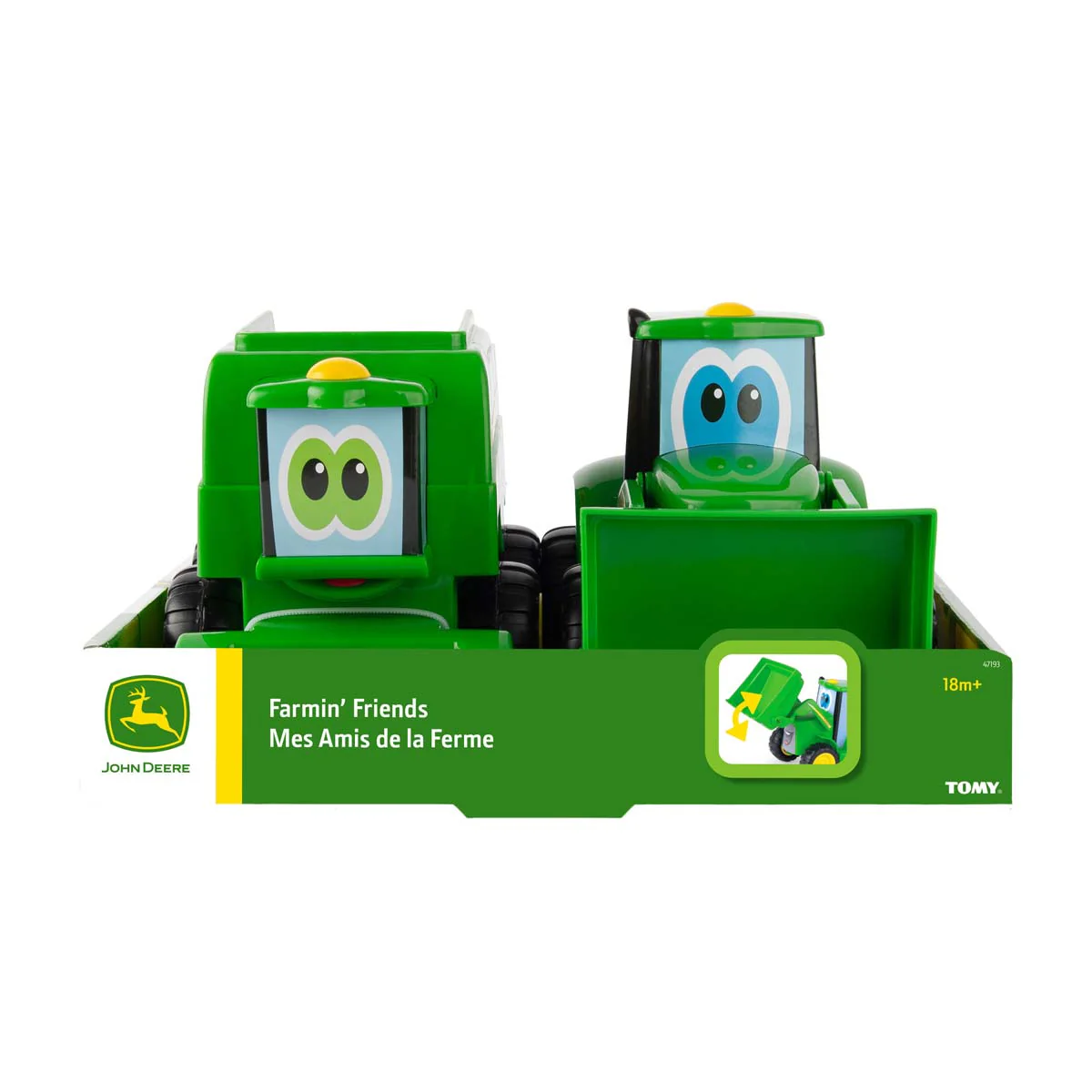 John Deere Farmin Friends Tractor and Combine 2 Pack - Image 3