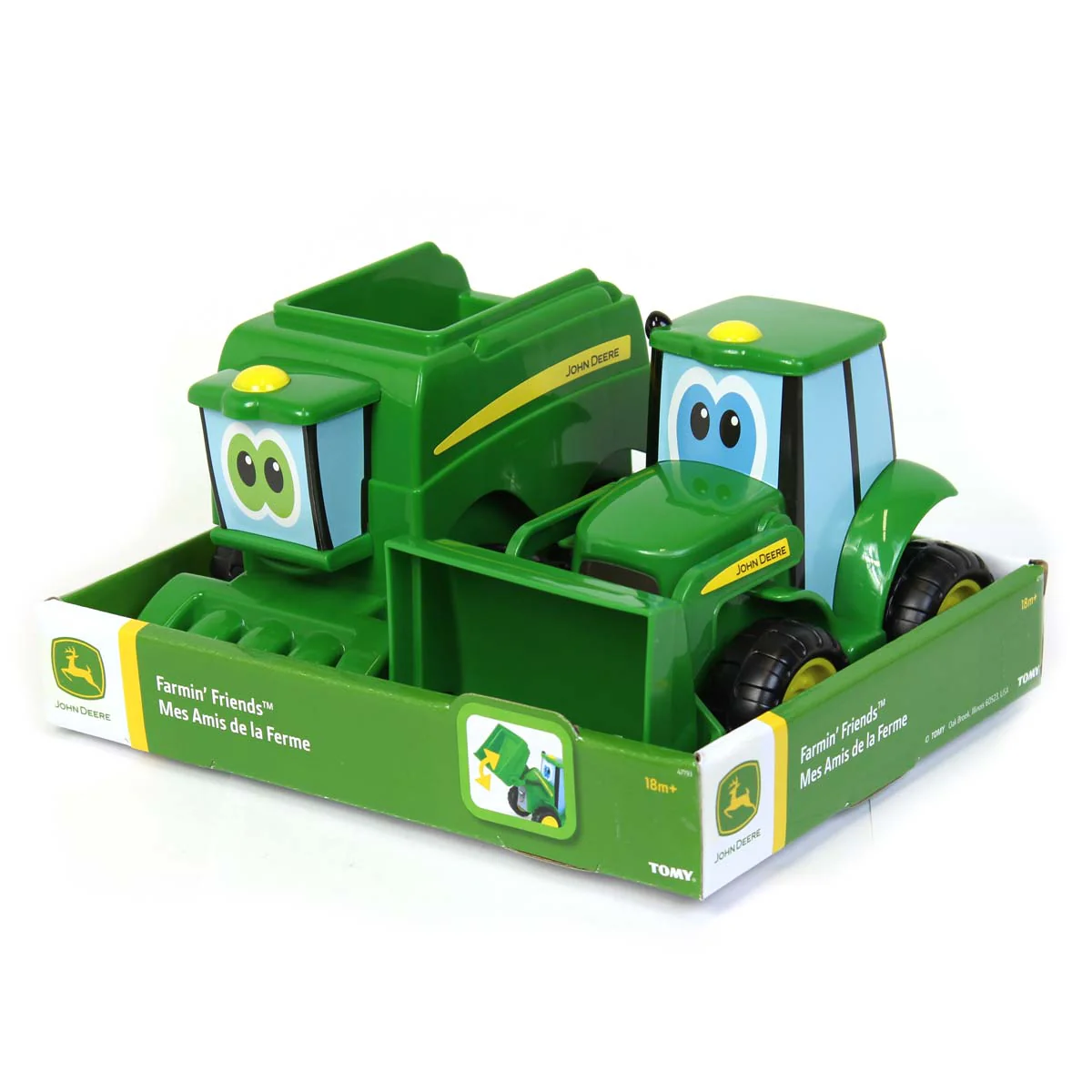 John Deere Farmin Friends Tractor and Combine 2 Pack - Image 4