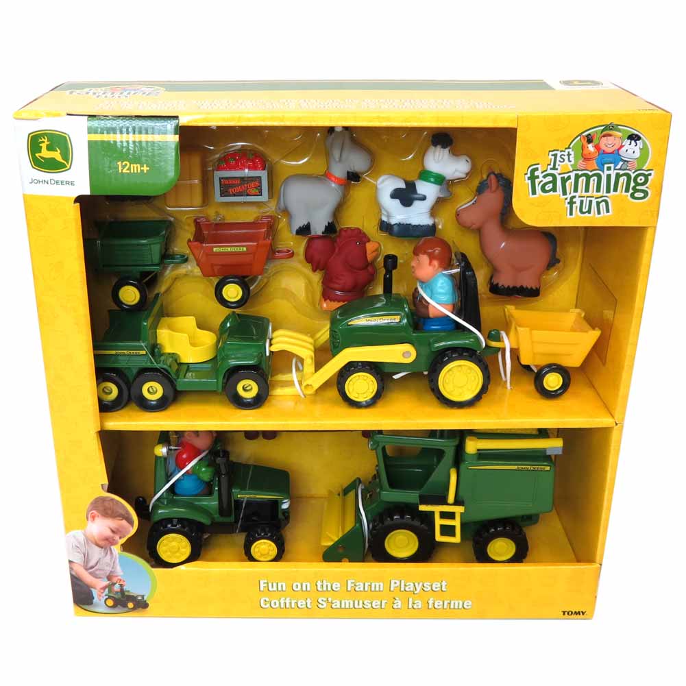 John Deere Fun on the Farm Vehicle Set - Image 3