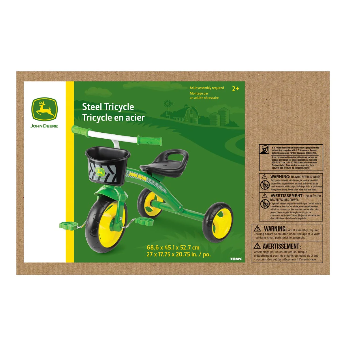 John Deere Green Steel Tricycle - Image 6