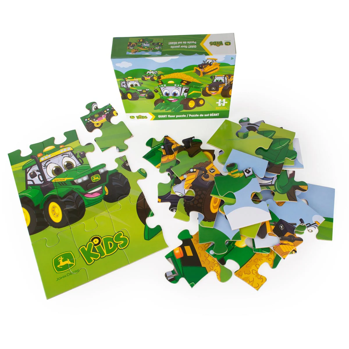 John Deere Kids 3' x 2' Floor Puzzle - Image 2