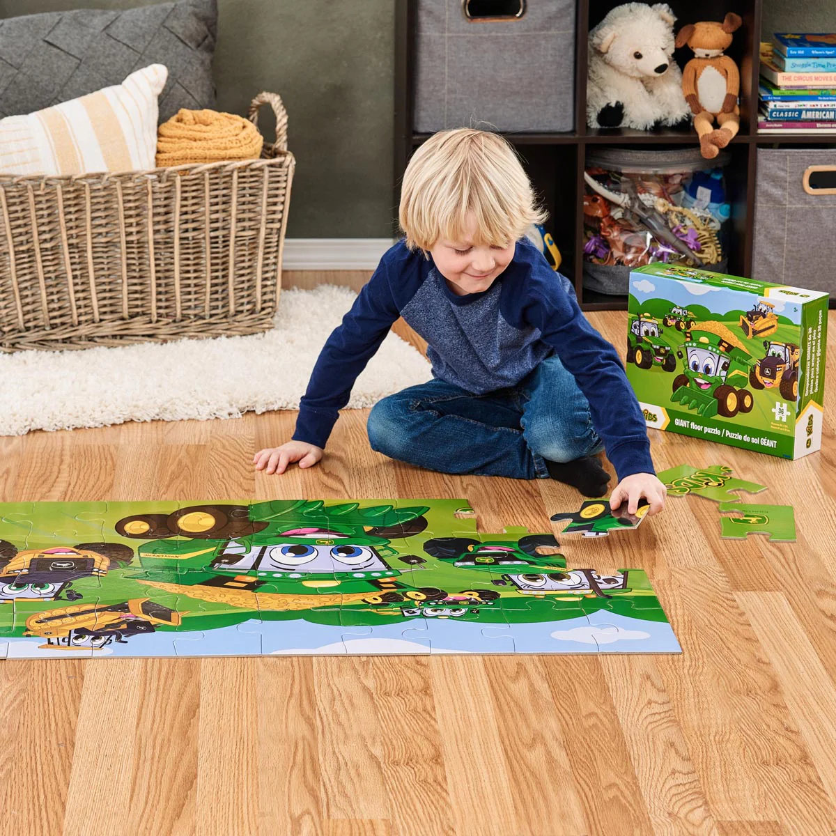John Deere Kids 3' x 2' Floor Puzzle - Image 4