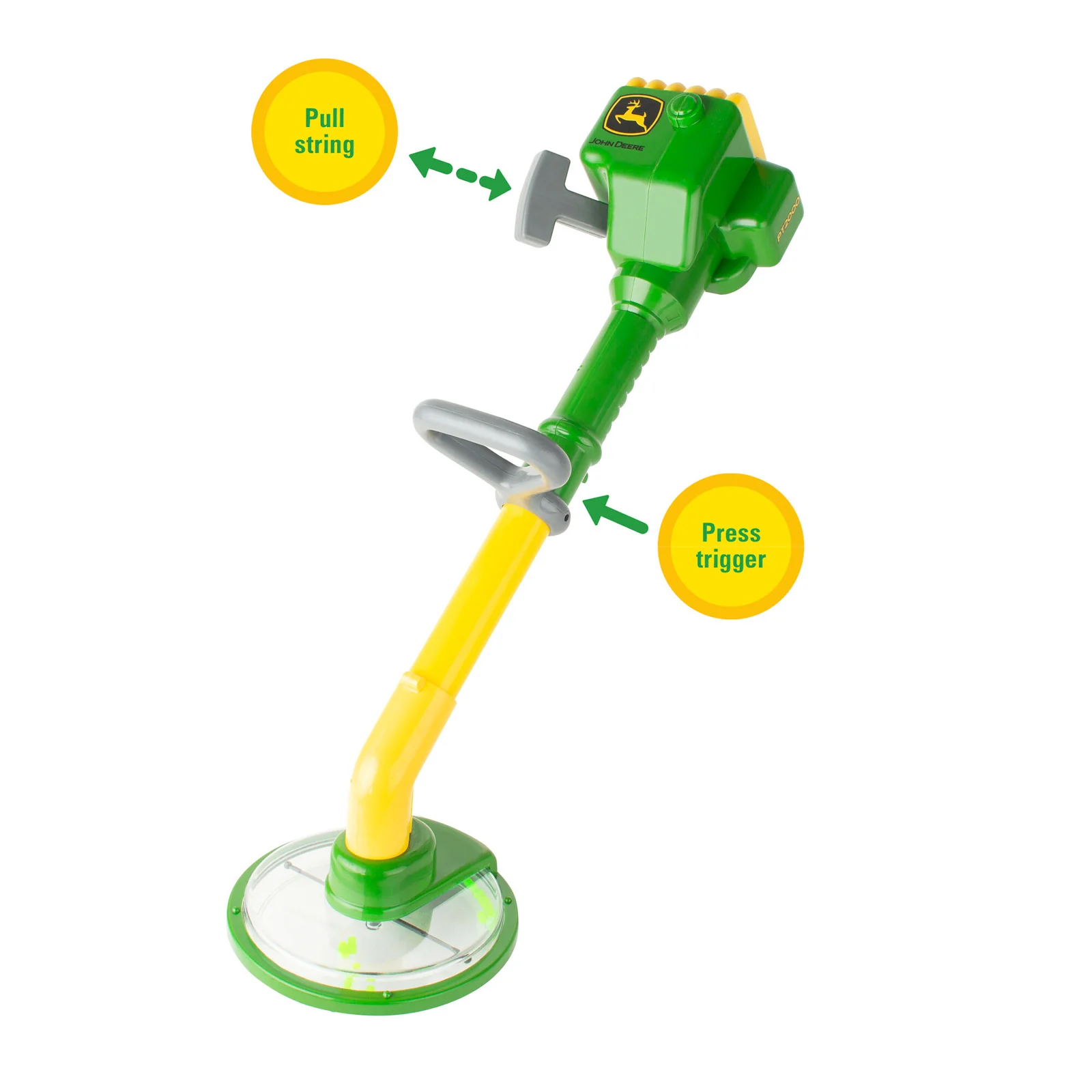 John Deere Kids Power Trimmer (No Batteries Required) - Image 8
