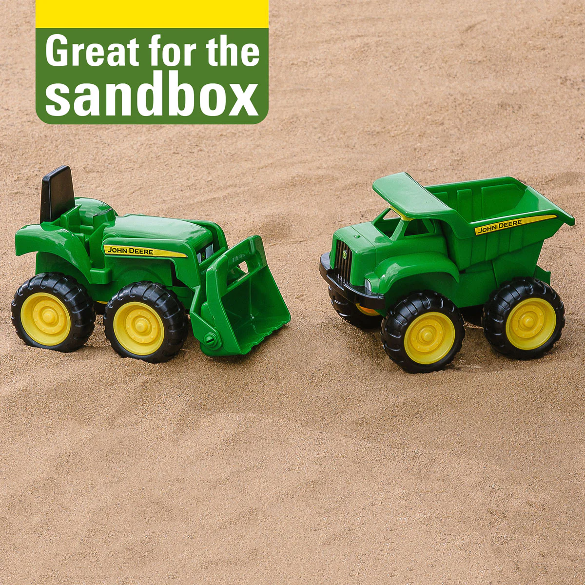 John Deere Kids SandBox Truck N Tractor 2 Piece Set - Image 4
