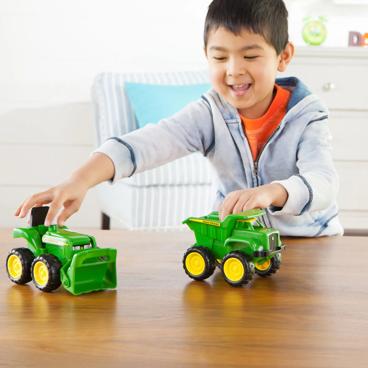 John Deere Kids SandBox Truck N Tractor 2 Piece Set - Image 6