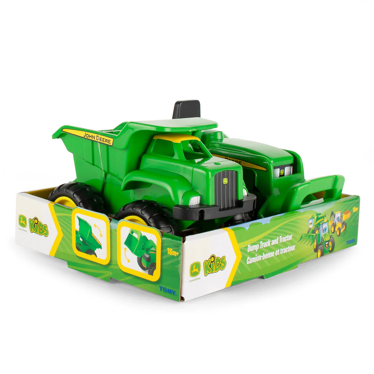 John Deere Kids SandBox Truck N Tractor 2 Piece Set - Image 8