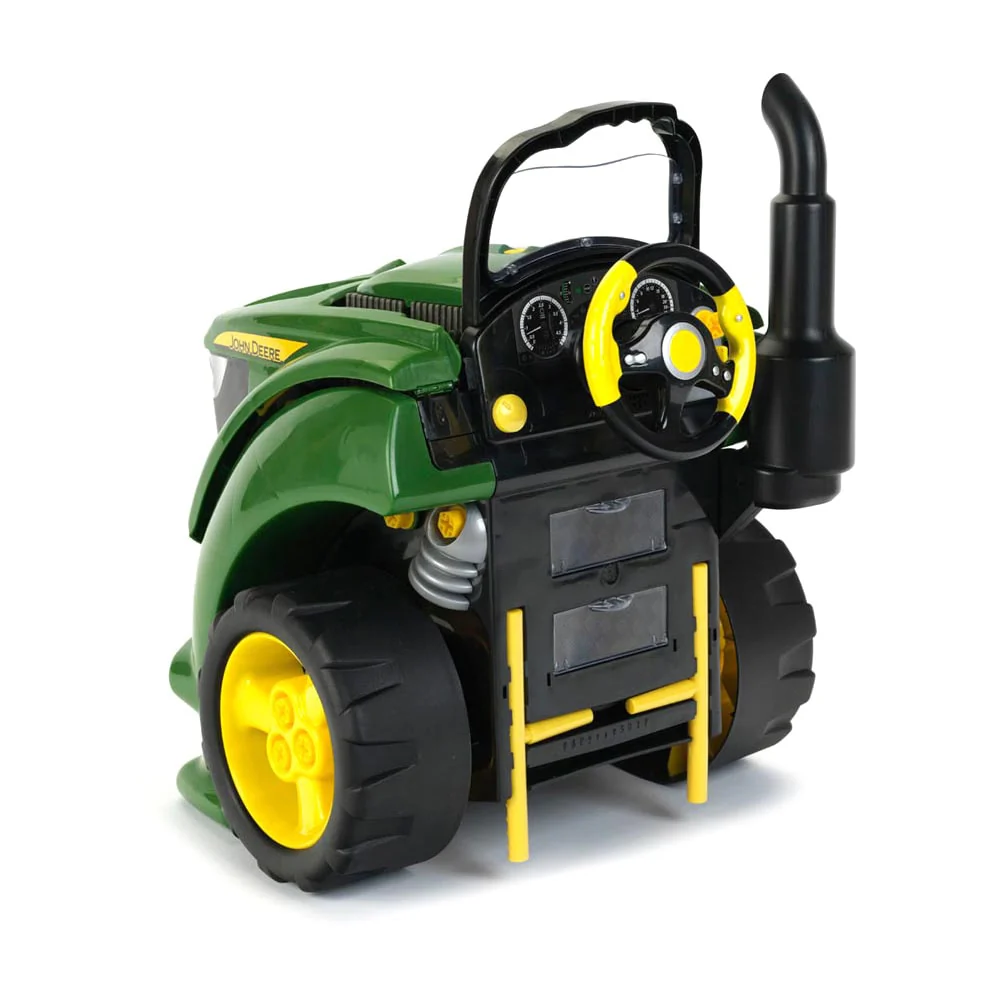 John Deere Kids Toy Tractor Engine Repair Set with Tools - Image 3