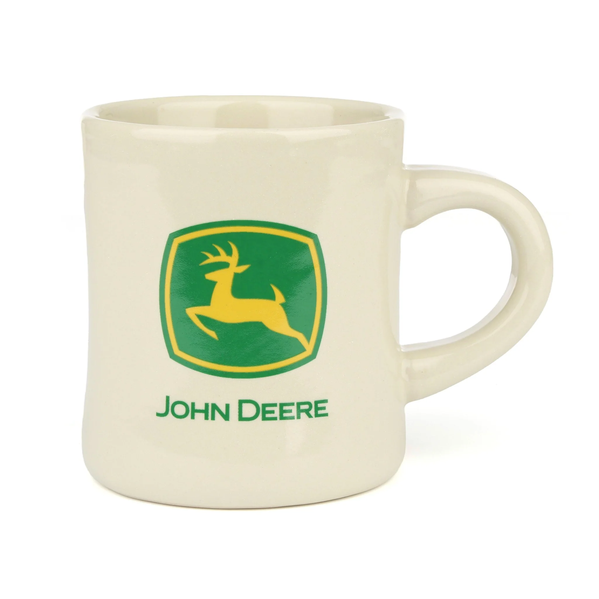John Deere Logo 8oz Cream Diner Mug
