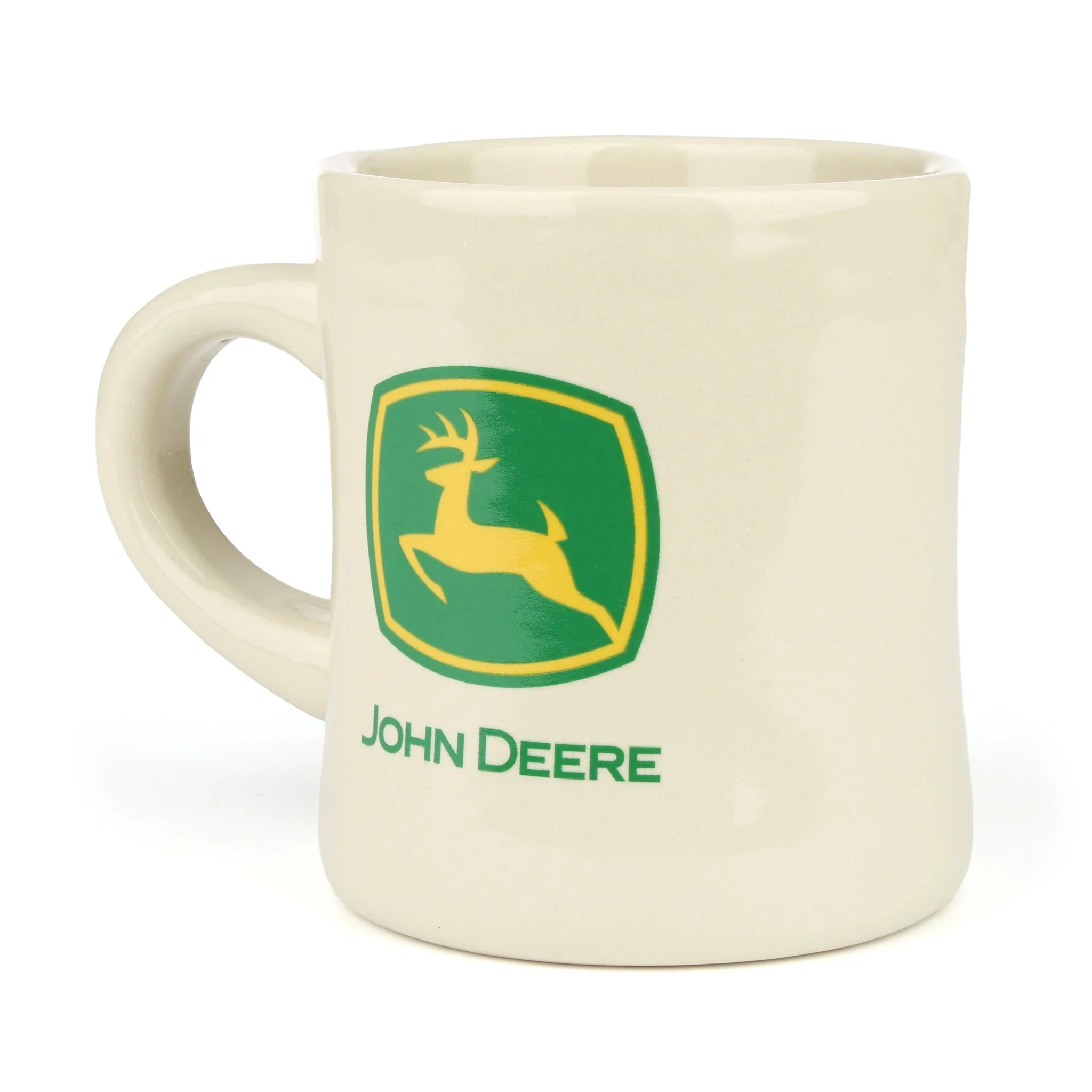 John Deere Logo 8oz Cream Diner Mug - Image 2