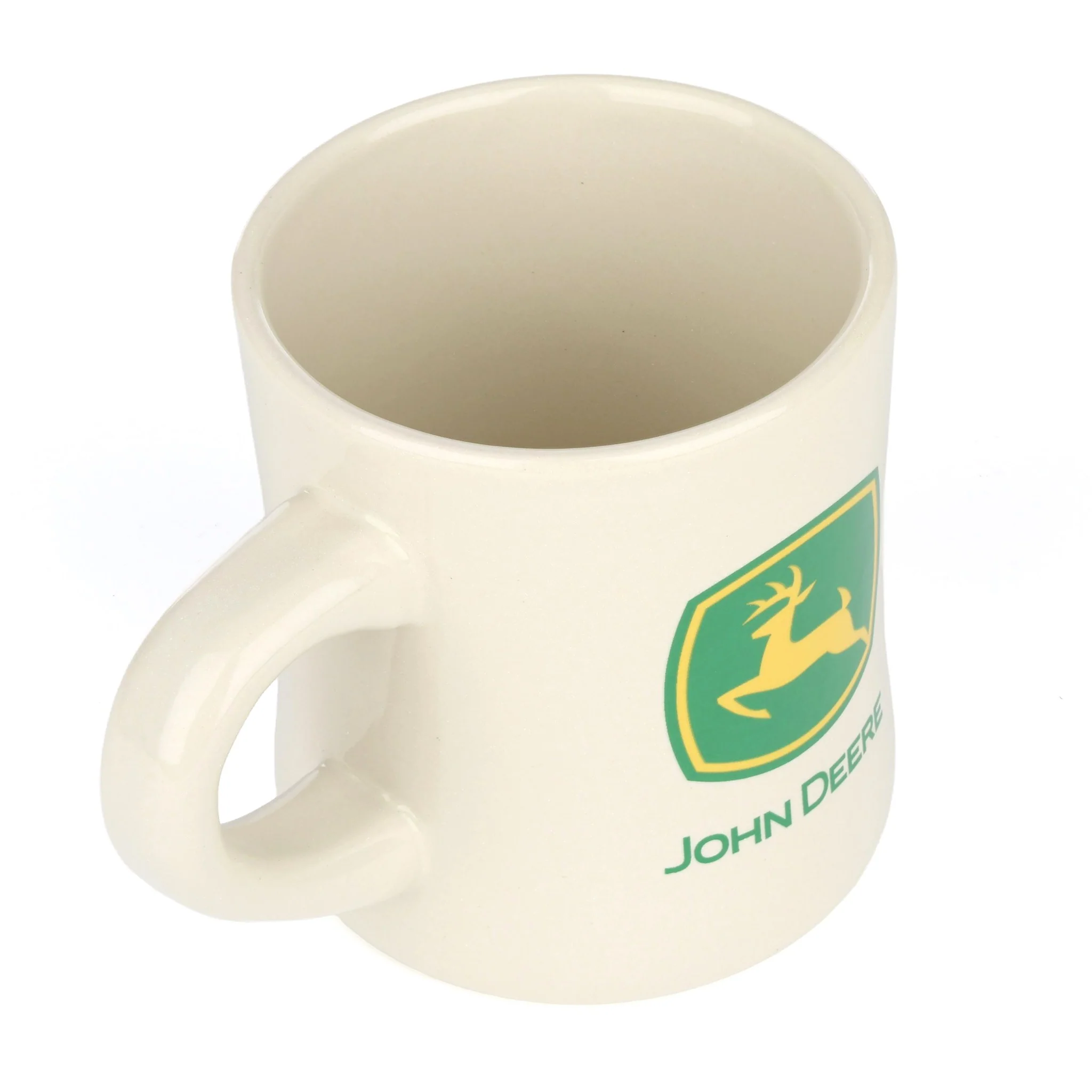 John Deere Logo 8oz Cream Diner Mug - Image 4