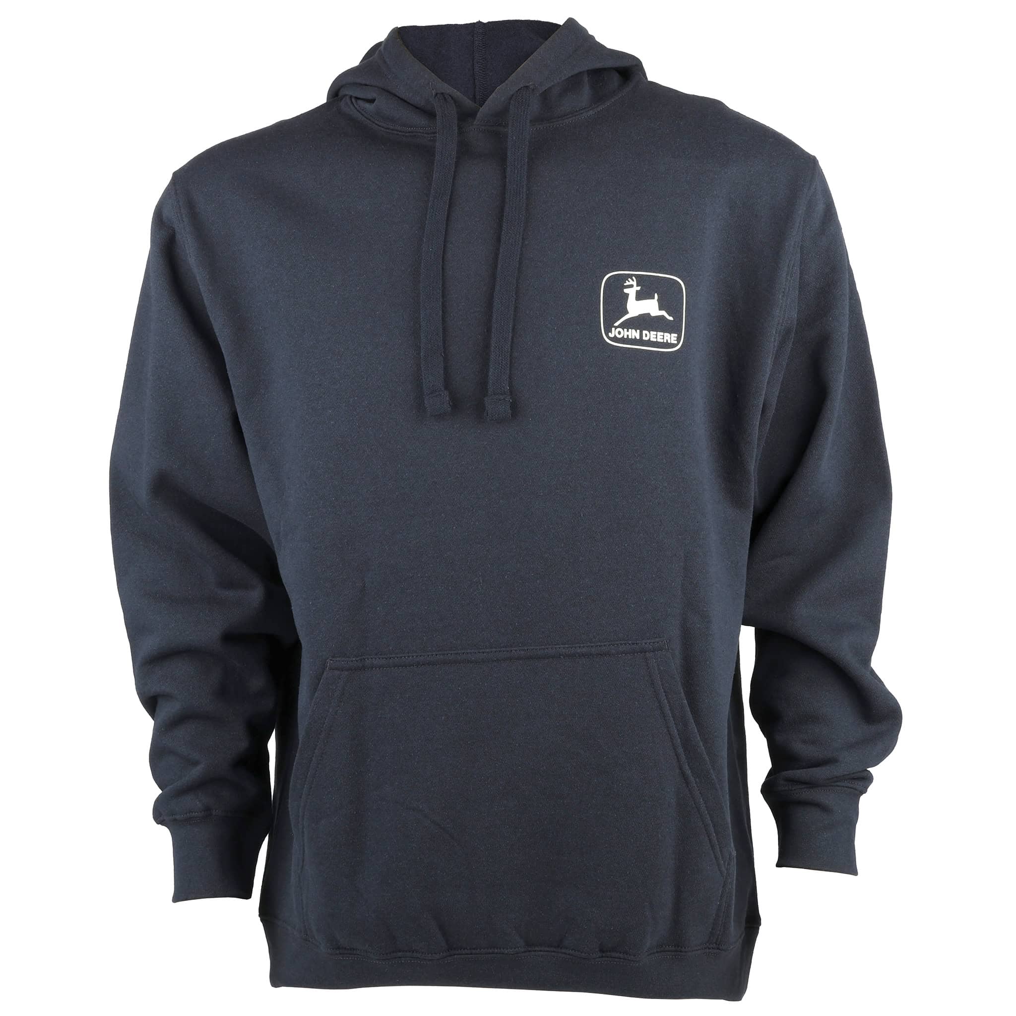 John Deere Moline Illinois Script & Deer Hooded Sweatshirt - Image 2