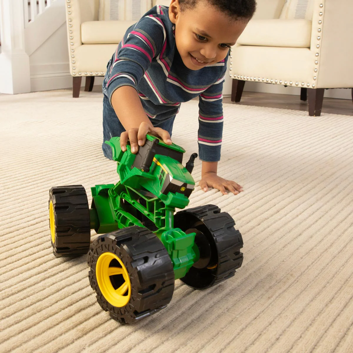 John Deere Monster Treads 10" All Terrain Tractor - Image 3