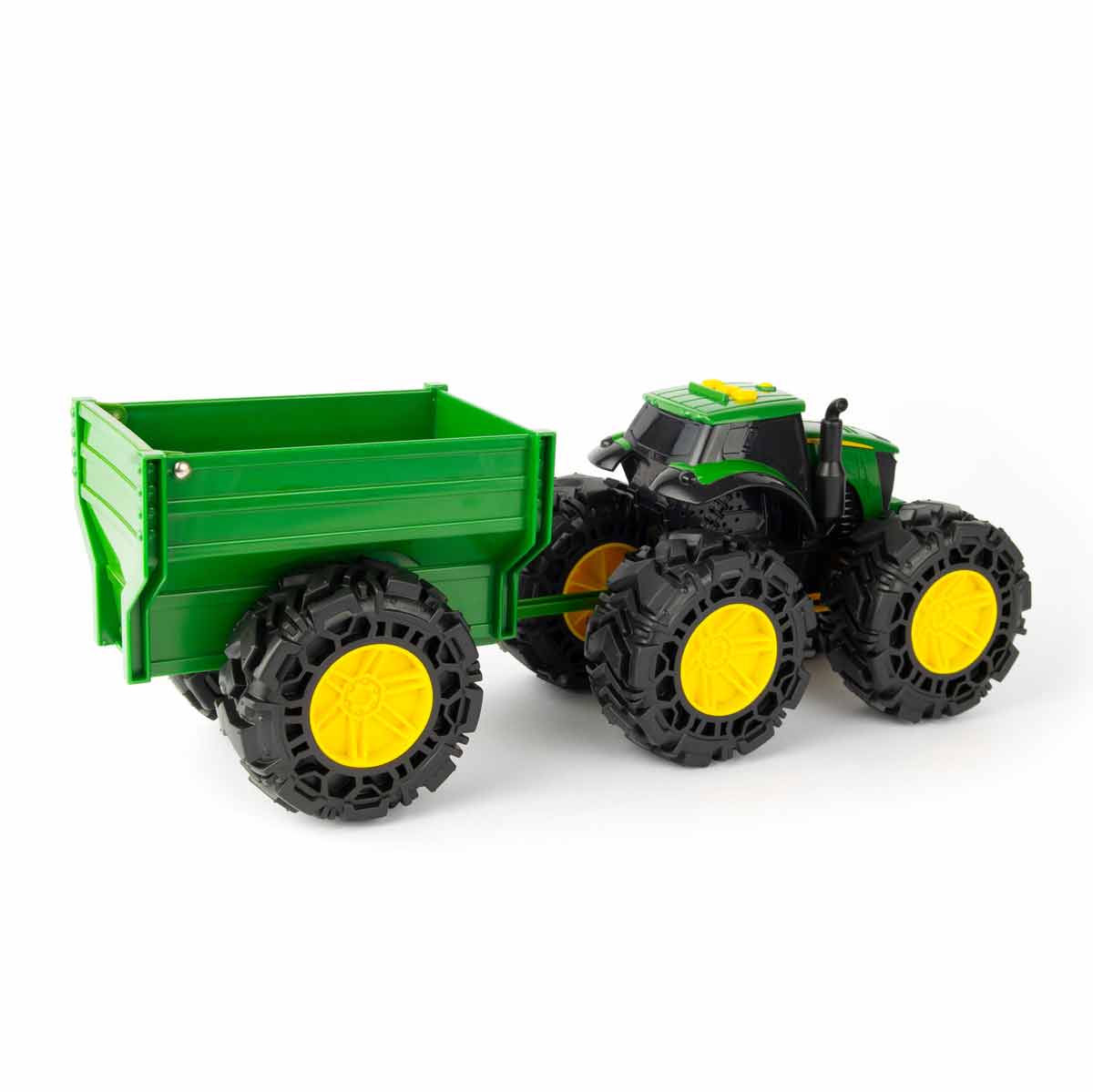 John Deere Monster Treads Tractor with Wagon - Image 2