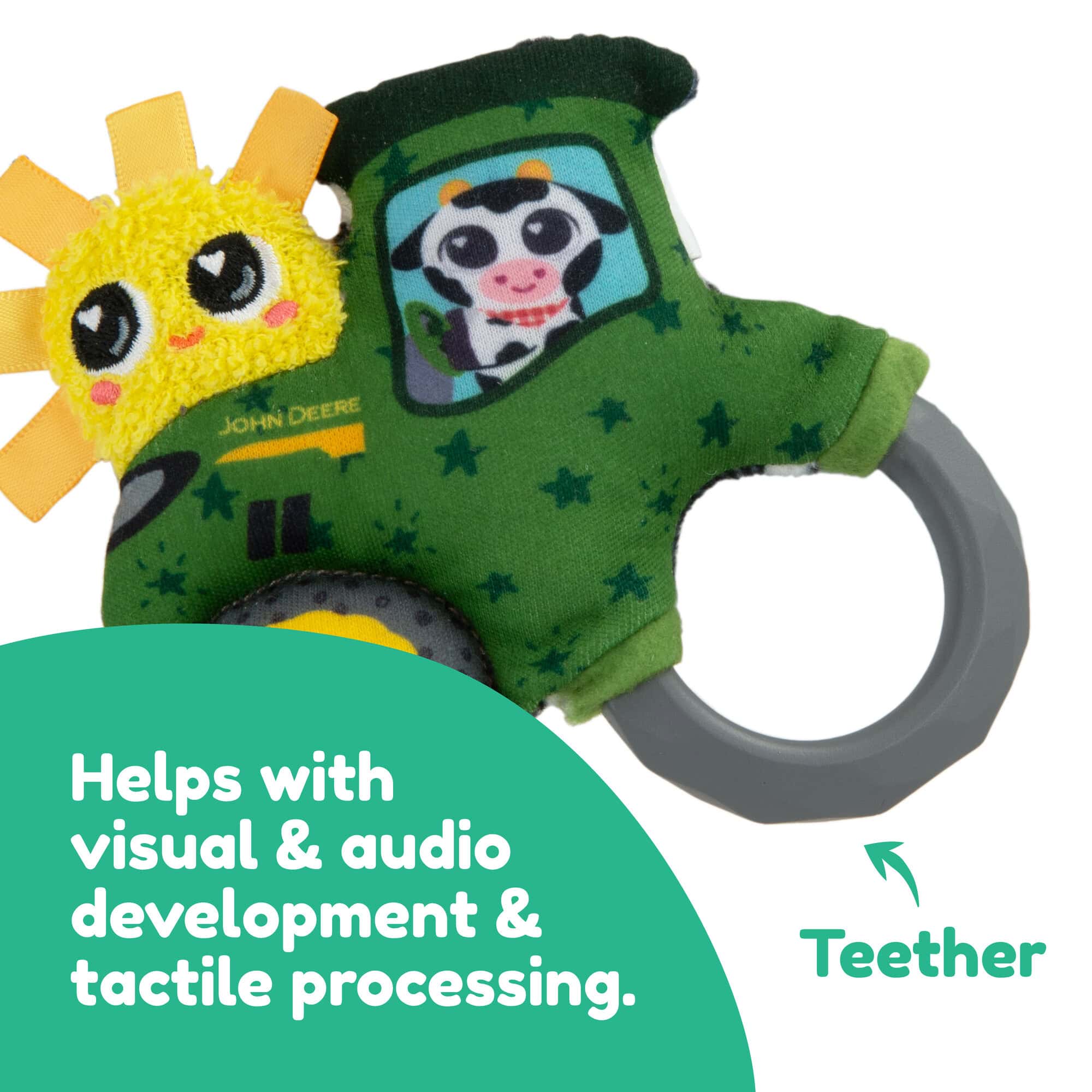 John Deere My First Tractor Baby Rattle by ERTL - Image 3