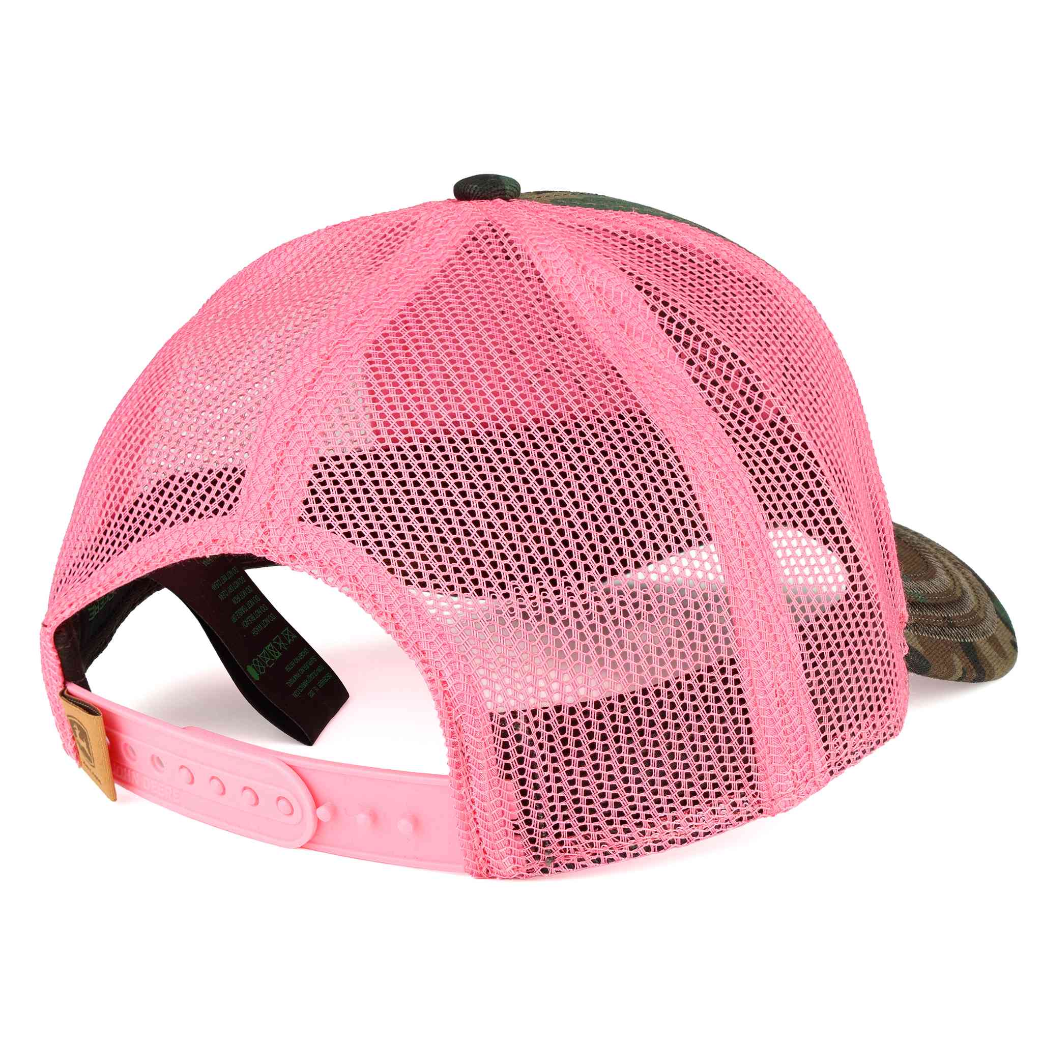 John Deere Pink & Camo Mesh Back Hat - Image 3