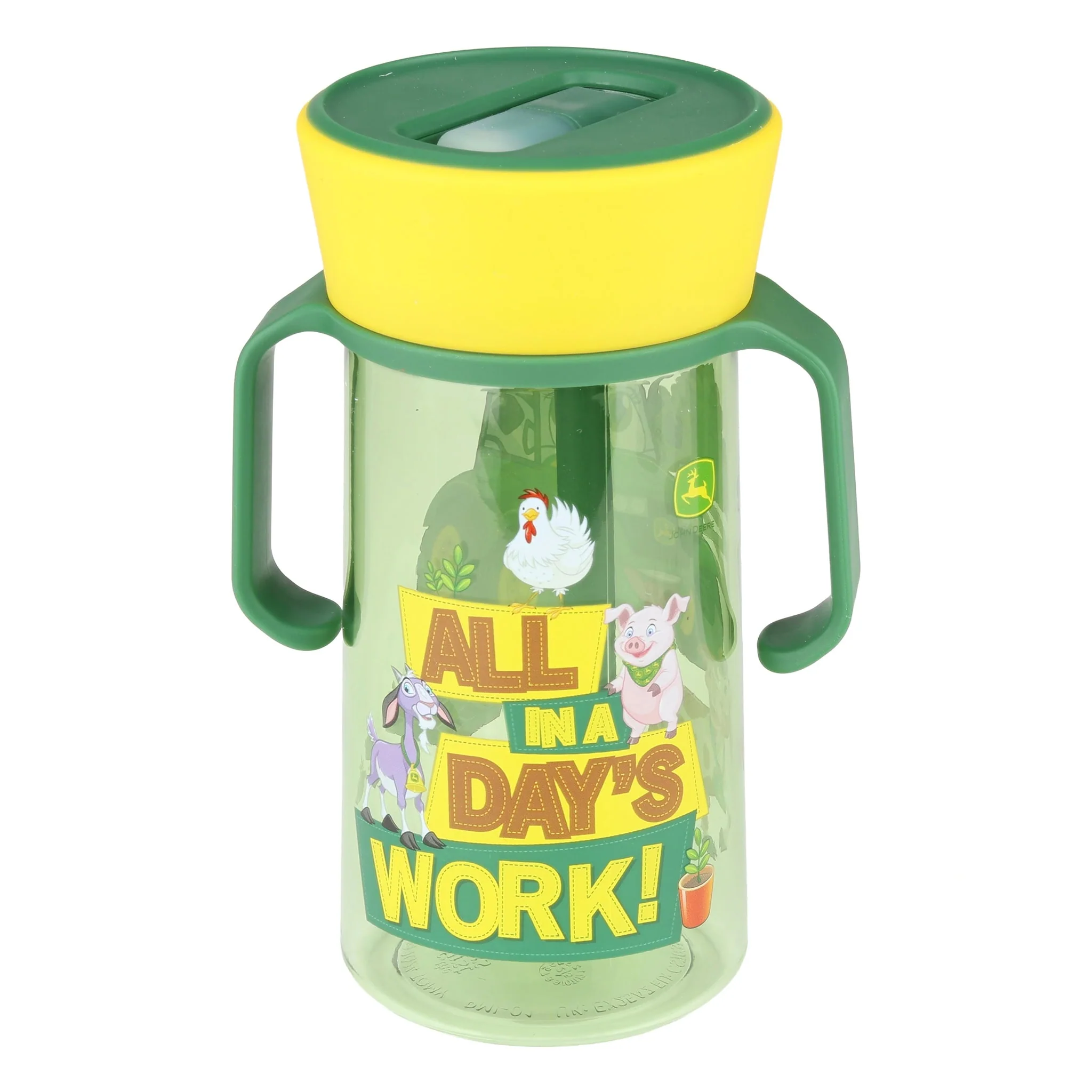 John Deere Pop-Up Straw Sippy Cup by ERTL - Image 2