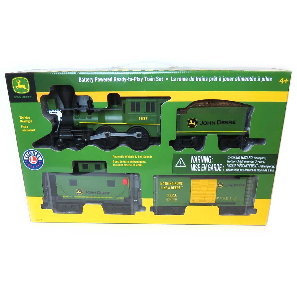John Deere Ready-to-Play Steam Engine Train Set, Battery Powered by Lionel - Image 2