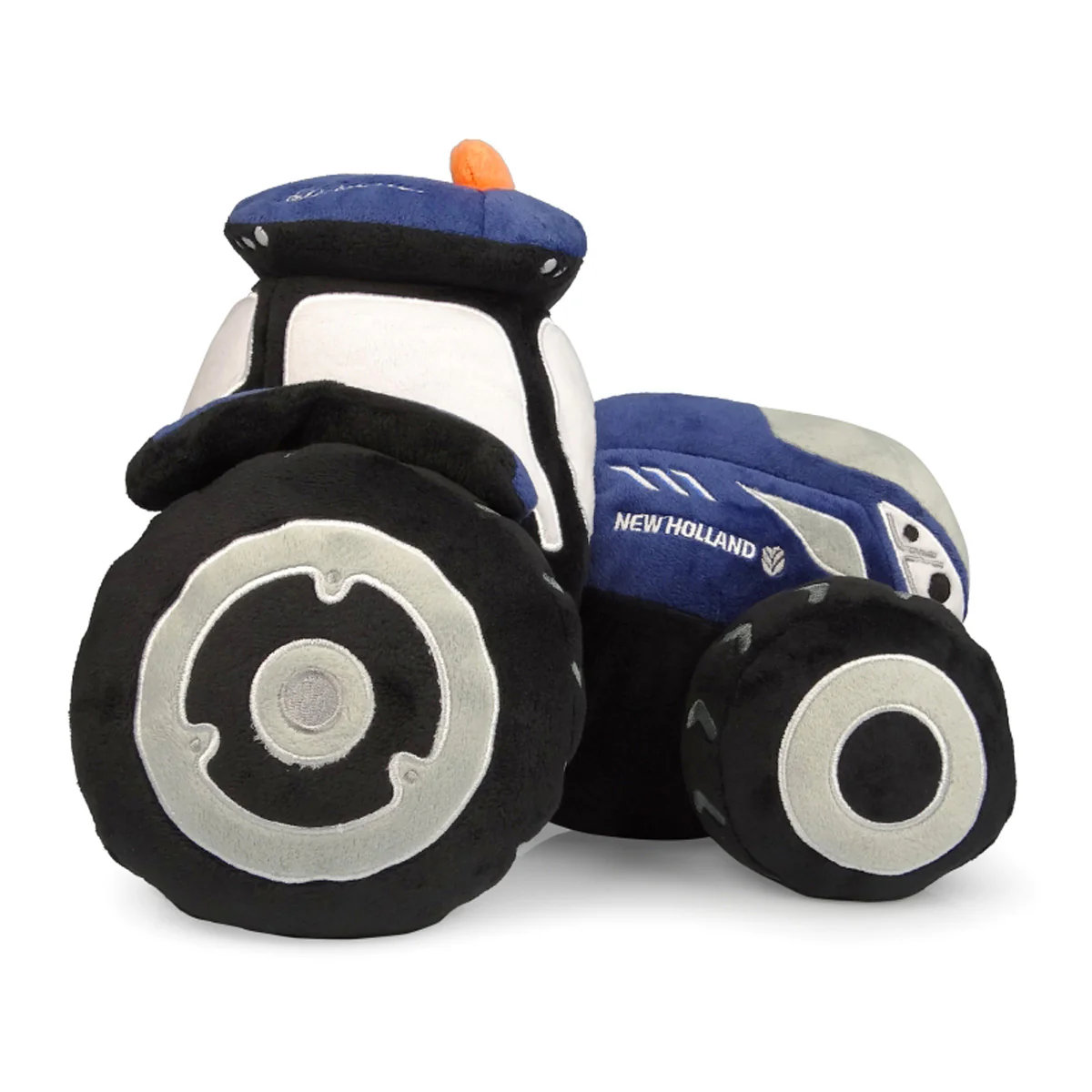Kids New Holland T7 Blue Power Soft Plush Toy Tractor - Image 4