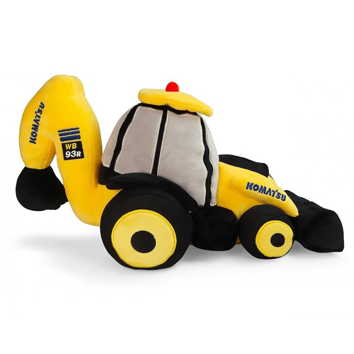 Komatsu WB93R Backhoe Loader Soft Plush Toy - Image 3