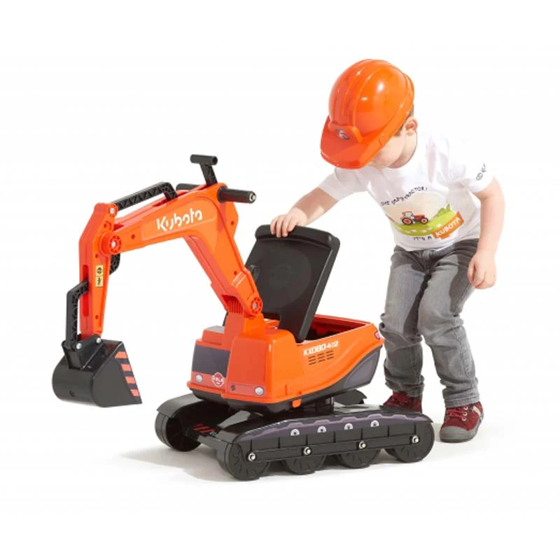 Kubota KX080-4 Ride On Excavator with Helmet and Opening Seat - Image 3