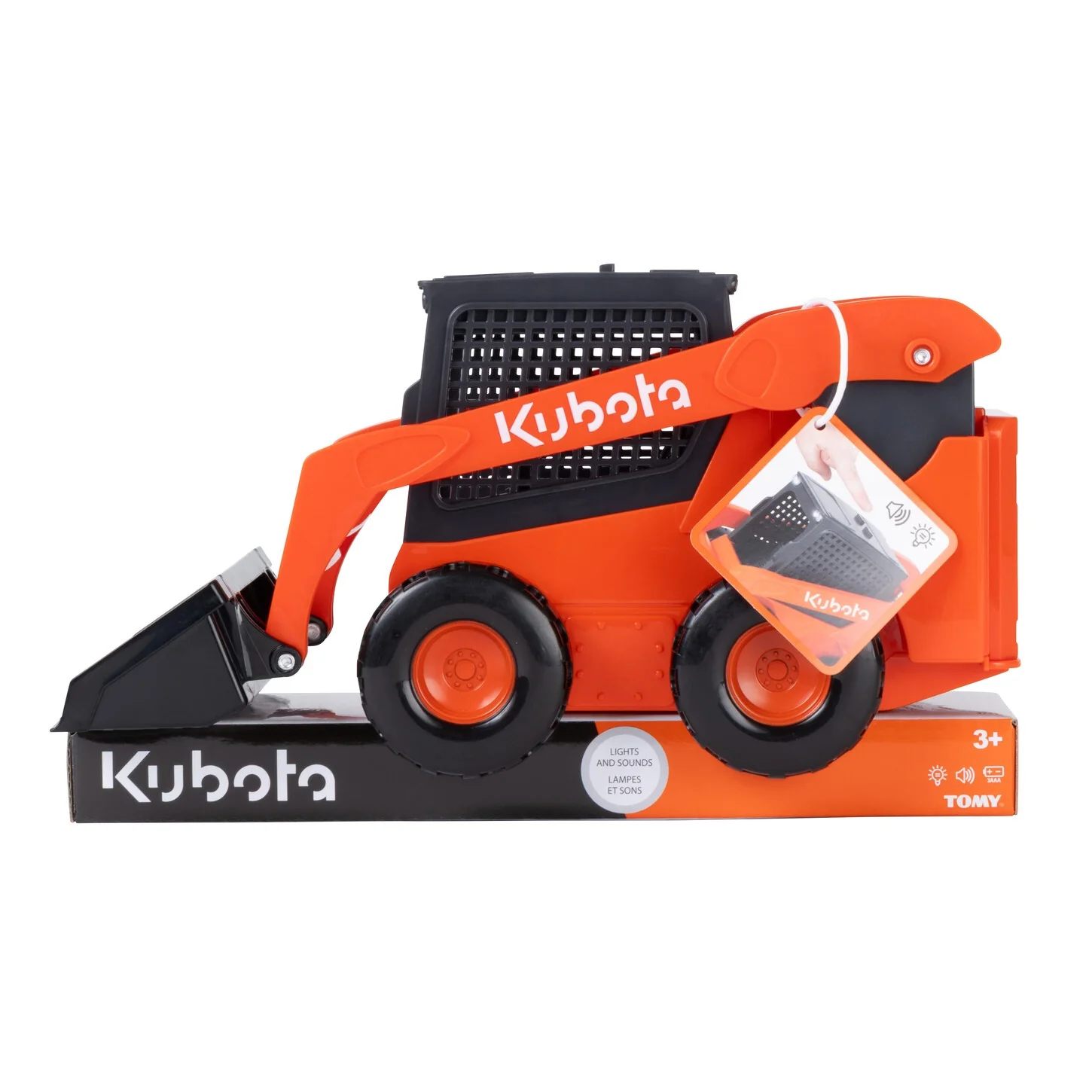 Kubota Lights & Sounds Skid Steer Loader by ERTL - Image 4
