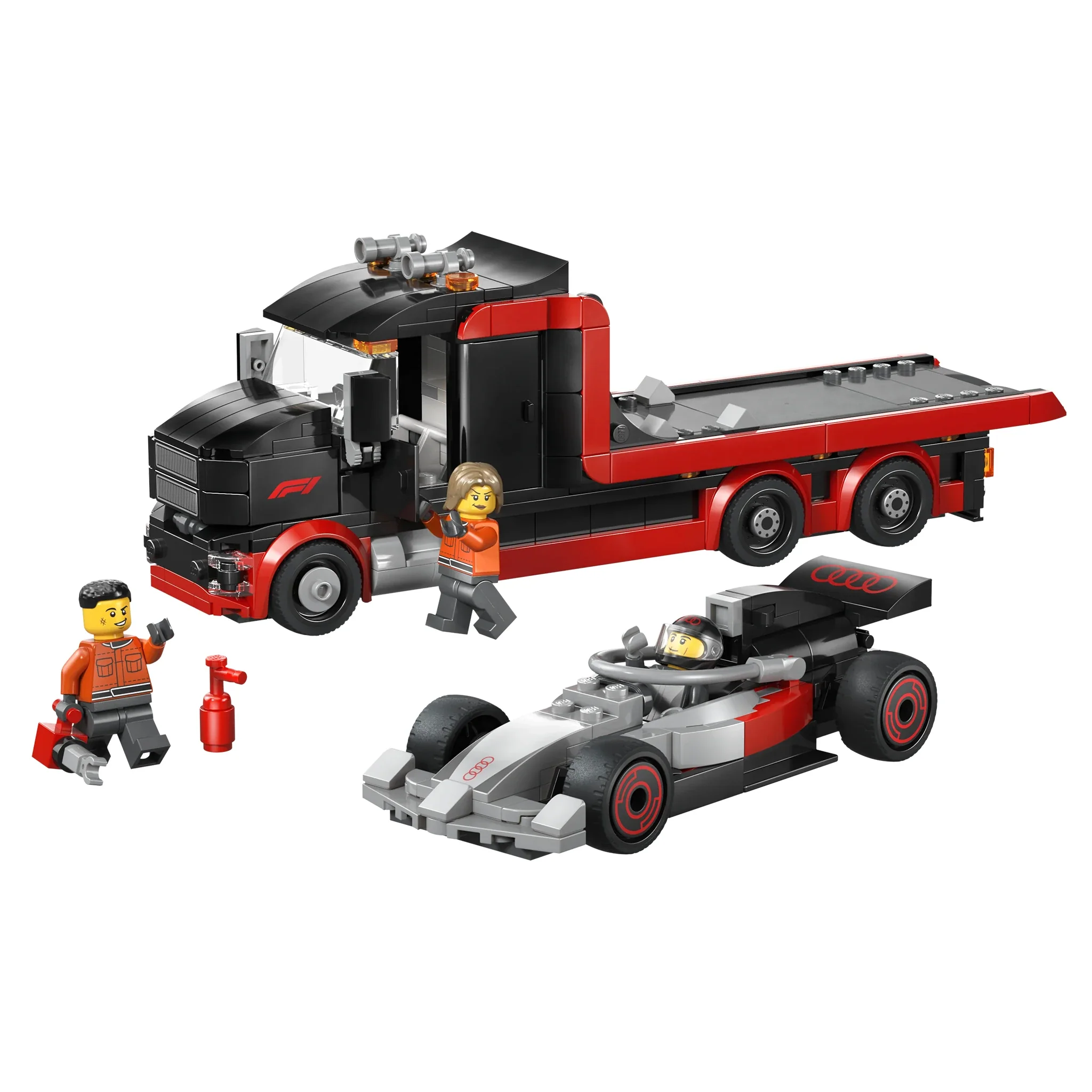 LEGO® City F1® Display Truck with Audi F1® Racecar, 508 Pieces - Image 2