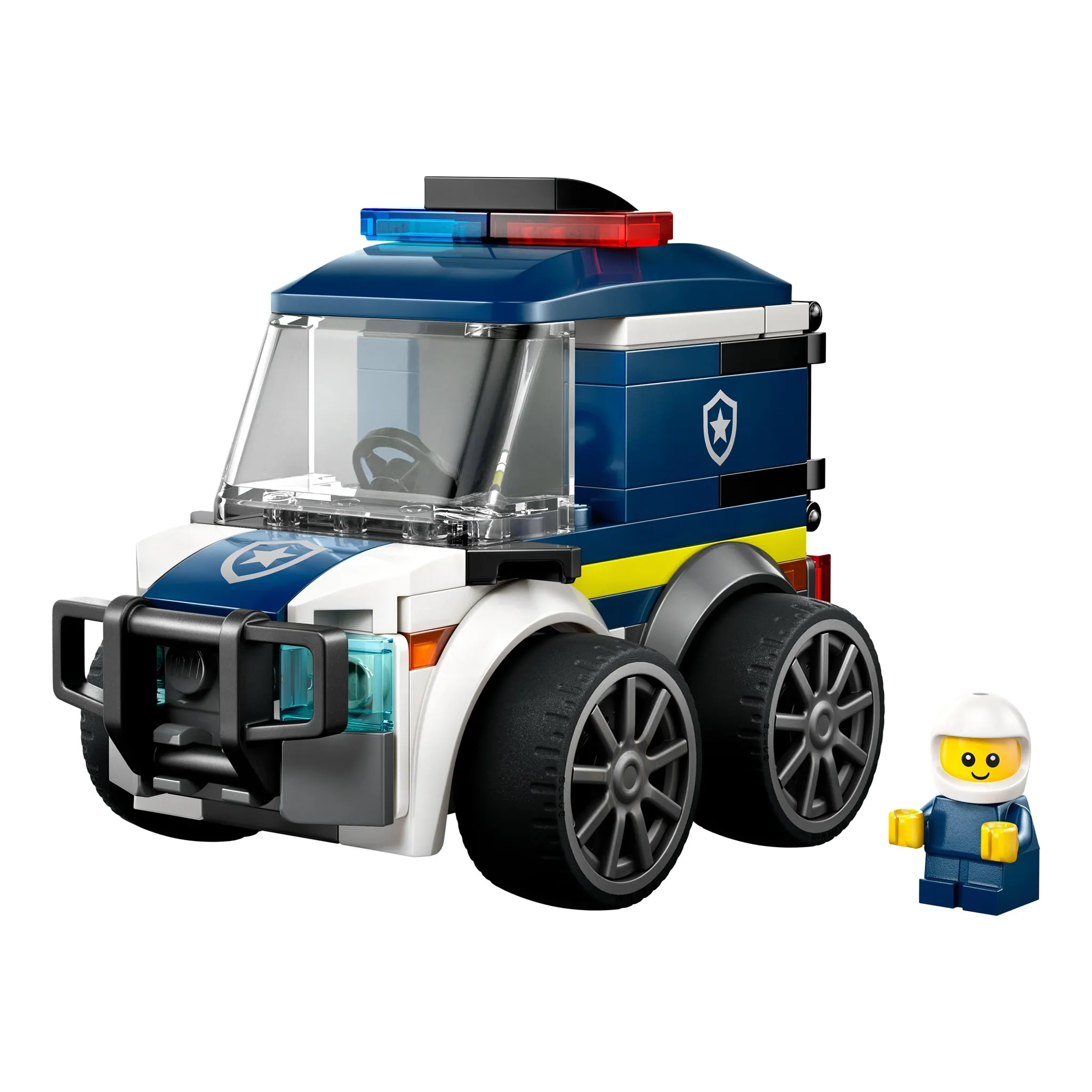 LEGO® City Rides Police Truck with Police Officer Minifigure, 71 Pieces - Image 2