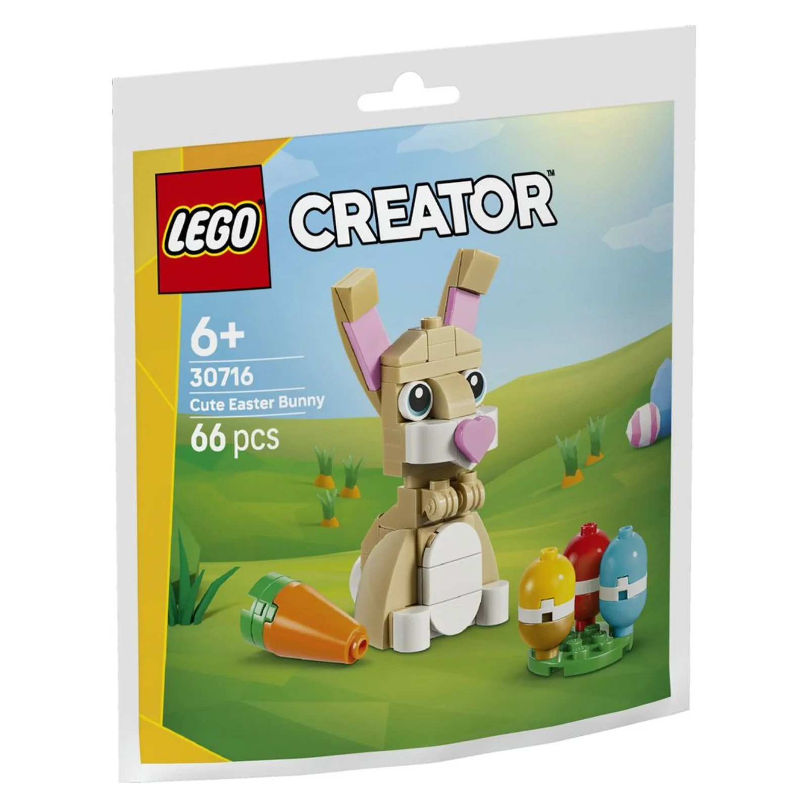 LEGO® Creator Cute Easter Bunny, 66 Pieces - Image 3