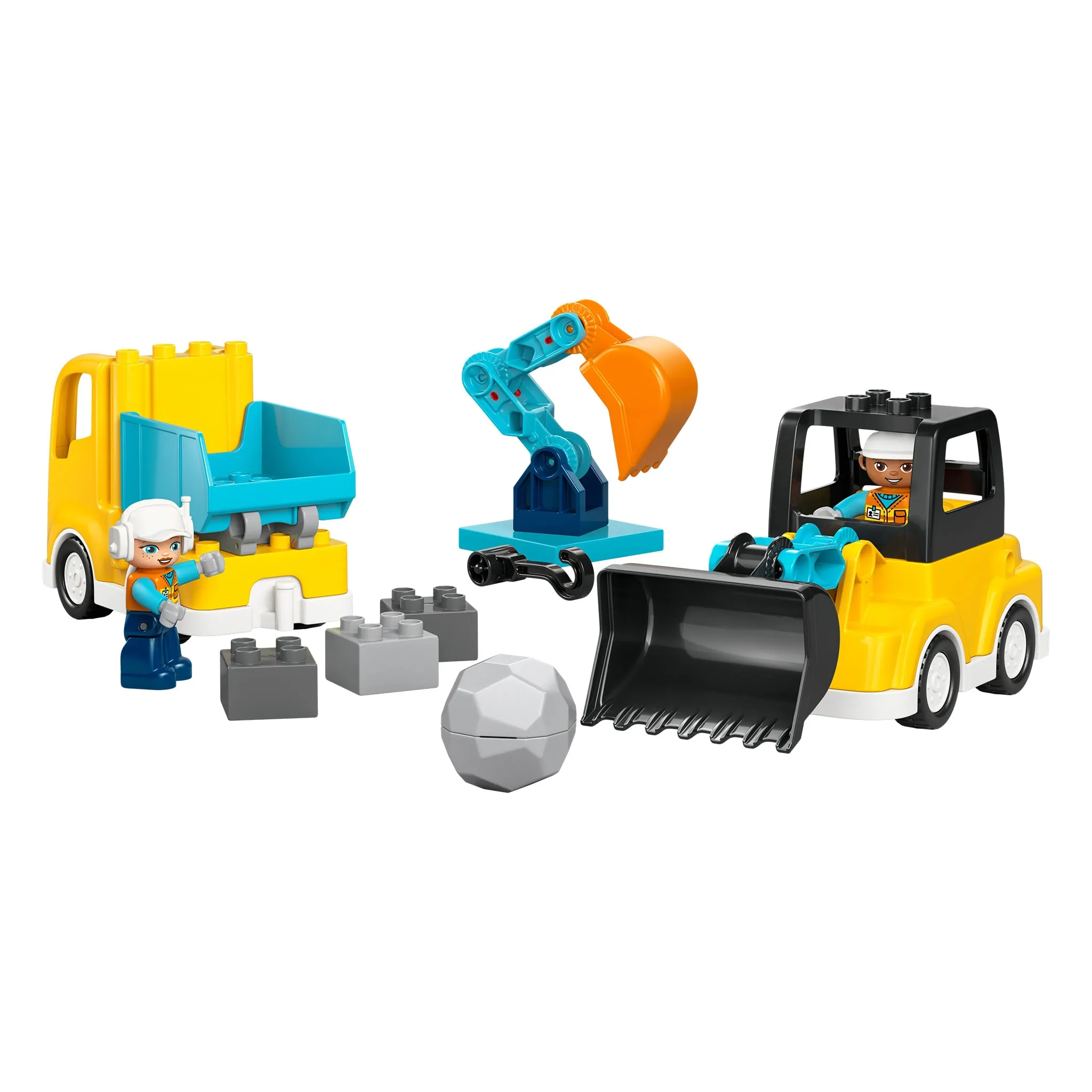 LEGO® DUPLO® 3-in-1 Construction Vehicles & Accessories Set, 22 Pieces - Image 2