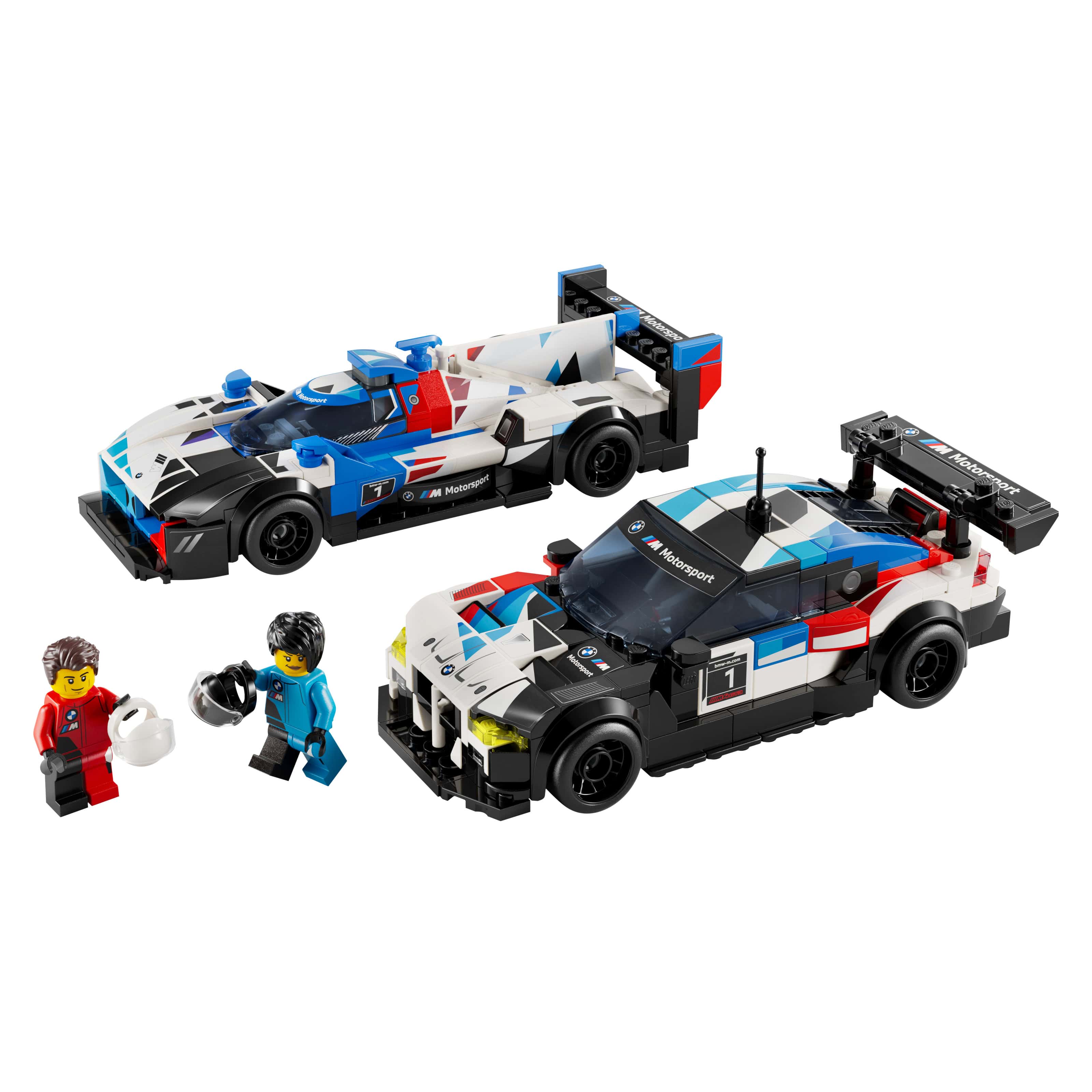 LEGO® Speed Champions BMW M4 GT3 & BMW M Hybrid V3 Race Car 2-Pack, 676 Pieces - Image 2