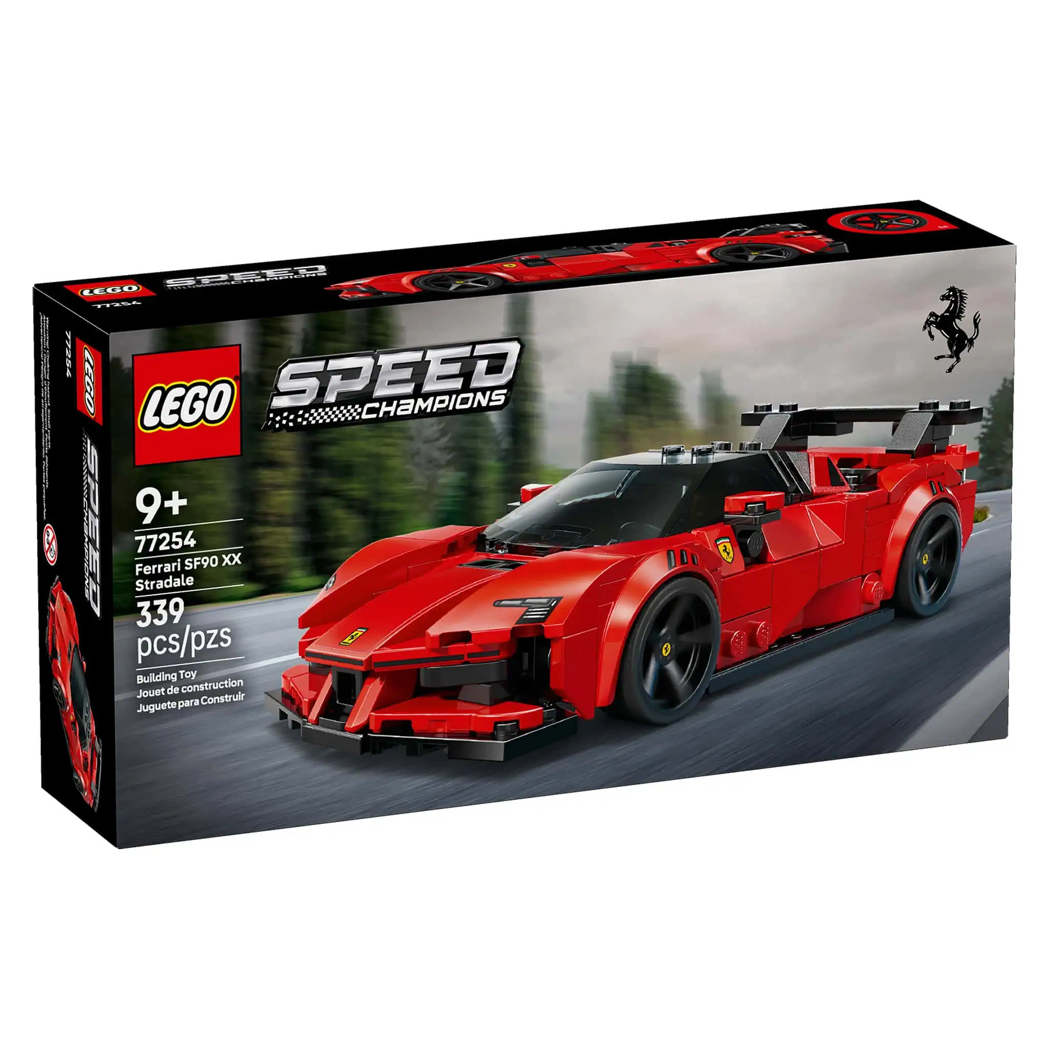 LEGO® Speed Champions Ferrari SF90 XX Stradale Sports Car, 339 Pieces - Image 3