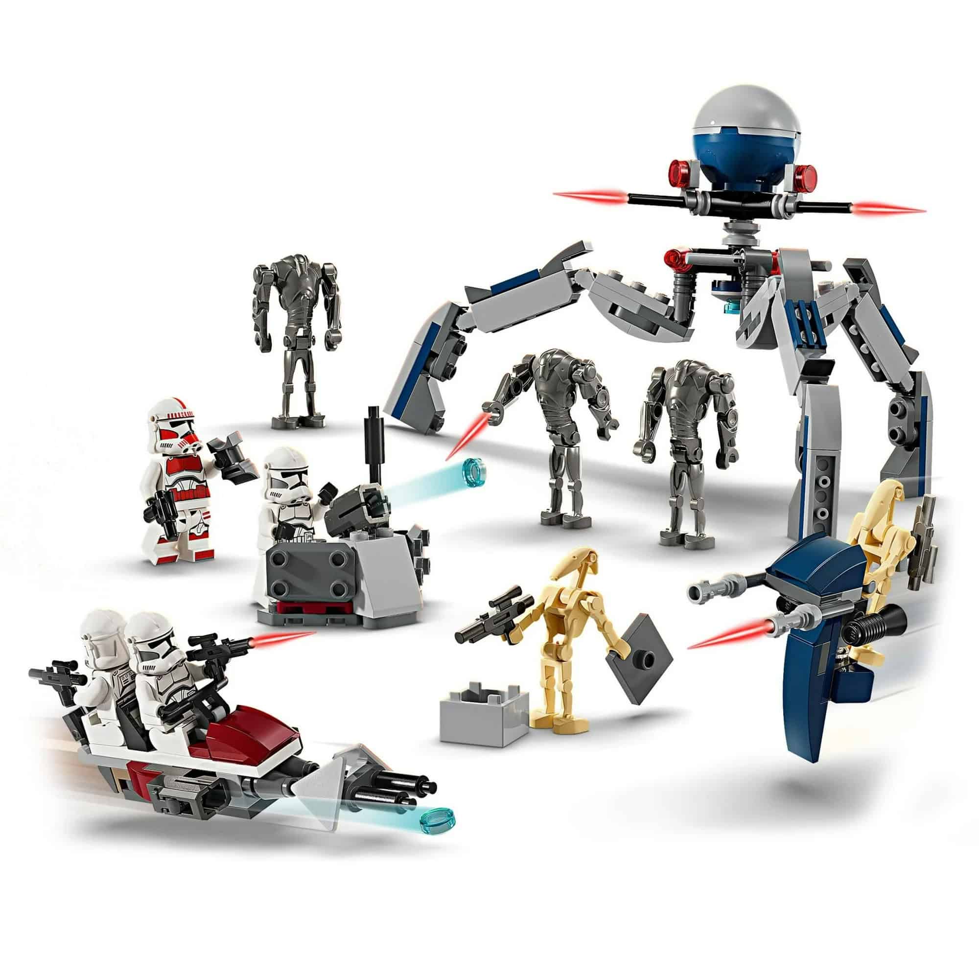 LEGO® Star Wars™ 3-in-1 Adventure Gift Set, 423 Pieces: Clone Trooper & Battle Droid, Ambush on Mandalore, & Captain Rex Y-Wing Microfighter - Image 2