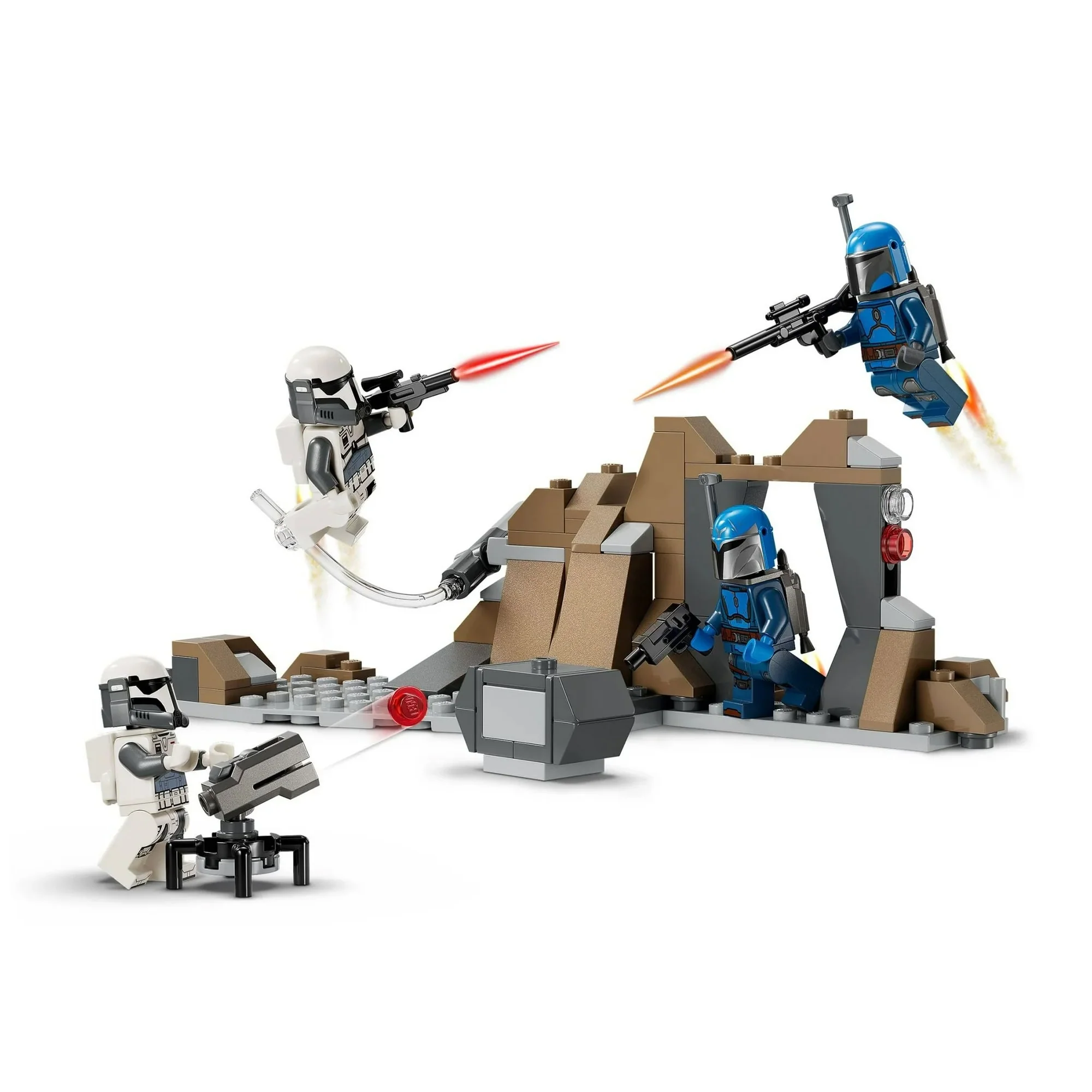 LEGO® Star Wars™ 3-in-1 Adventure Gift Set, 423 Pieces: Clone Trooper & Battle Droid, Ambush on Mandalore, & Captain Rex Y-Wing Microfighter - Image 3