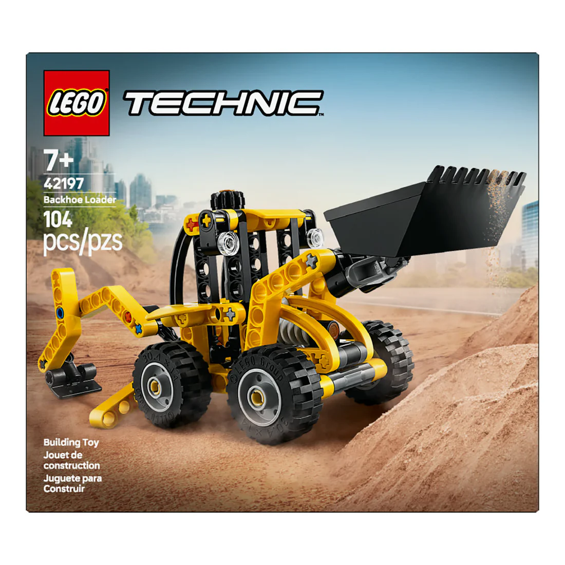 LEGO® Technic™ Backhoe Loader, 104 Pieces - Image 3