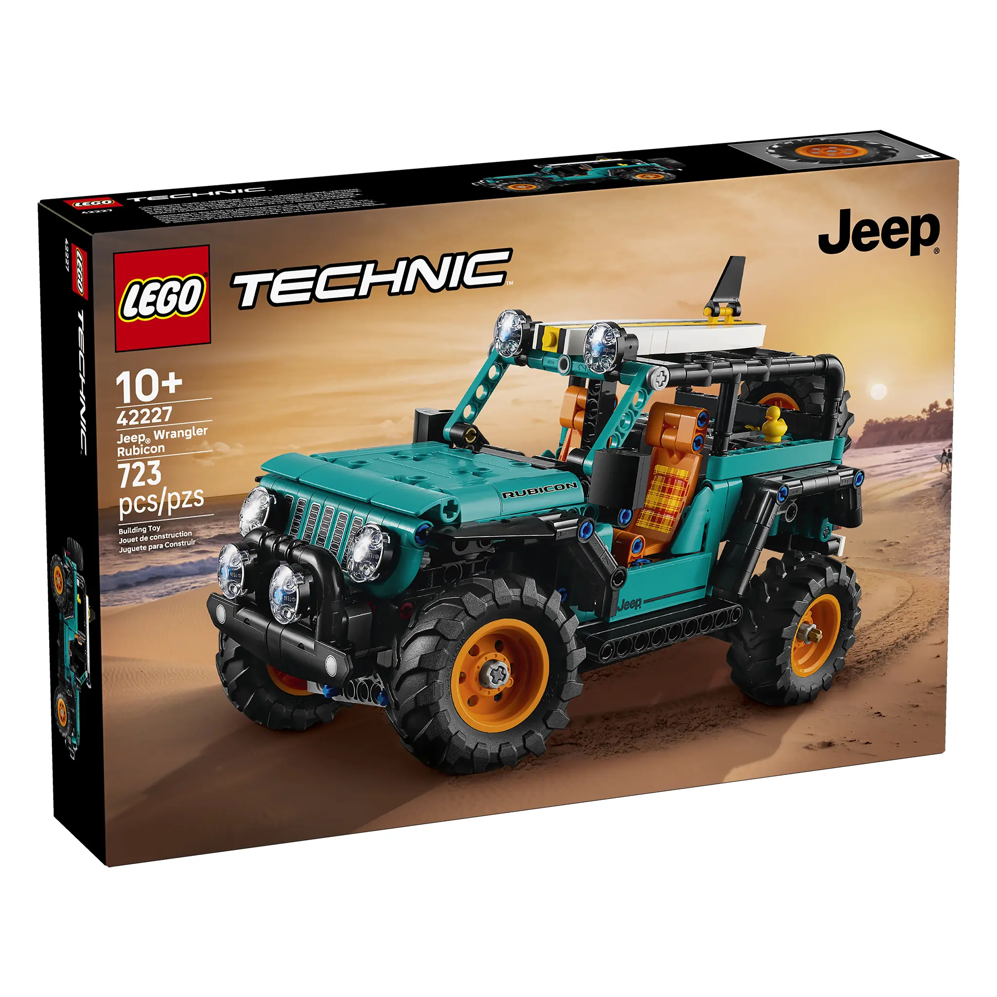 LEGO® Technic™ Jeep Wrangler Rubicon SUV, 723 Pieces - Image 3