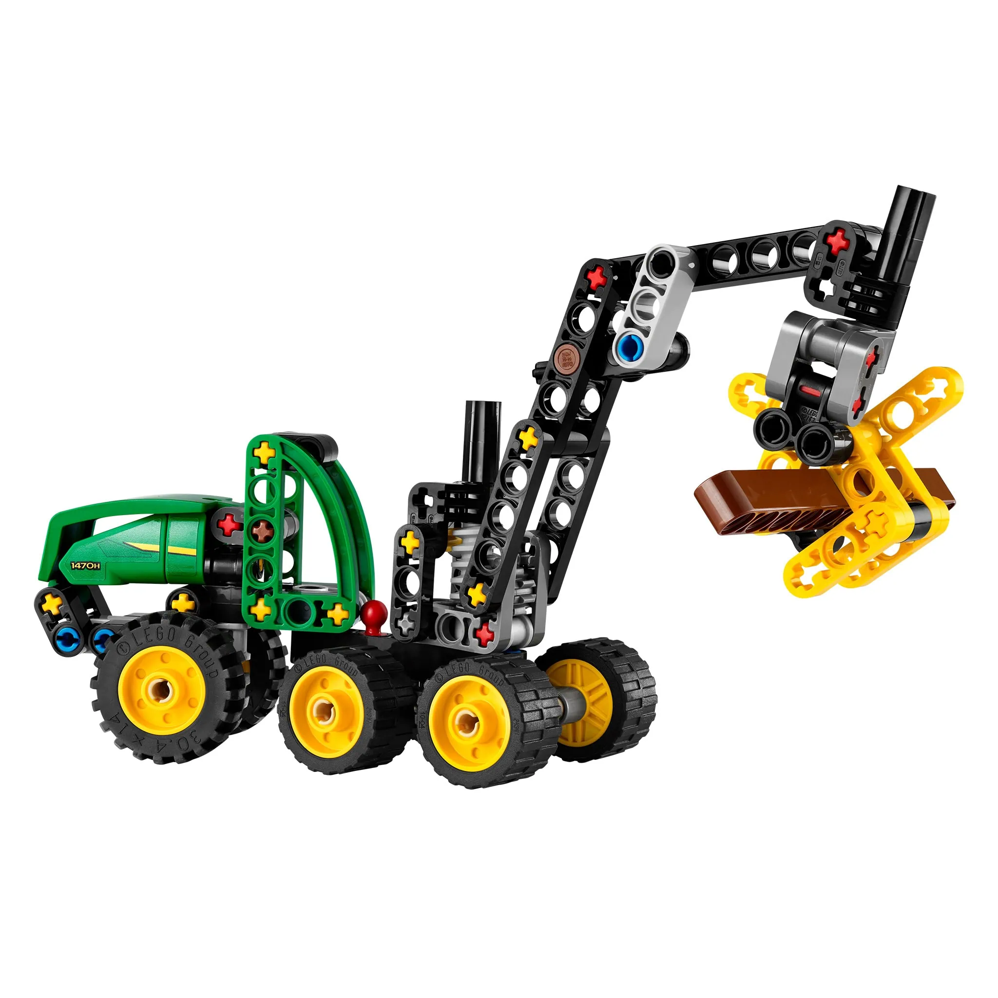LEGO® Technic™ John Deere 1470H Wheeled Tree Harvester, 117 Pieces - Image 2