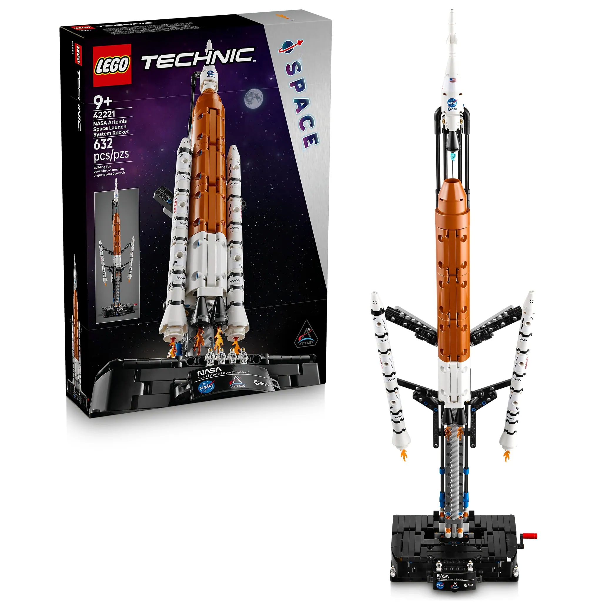 LEGO® Technic™ NASA Artemis Space Launch System with Rocket, 632 Pieces