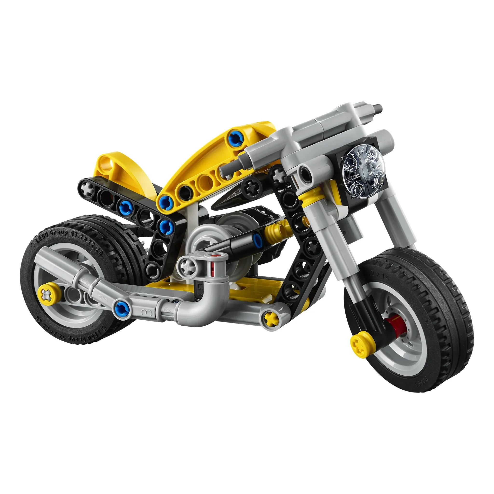 LEGO® Technic™ Yellow Motorcycle, 151 Pieces - Image 2