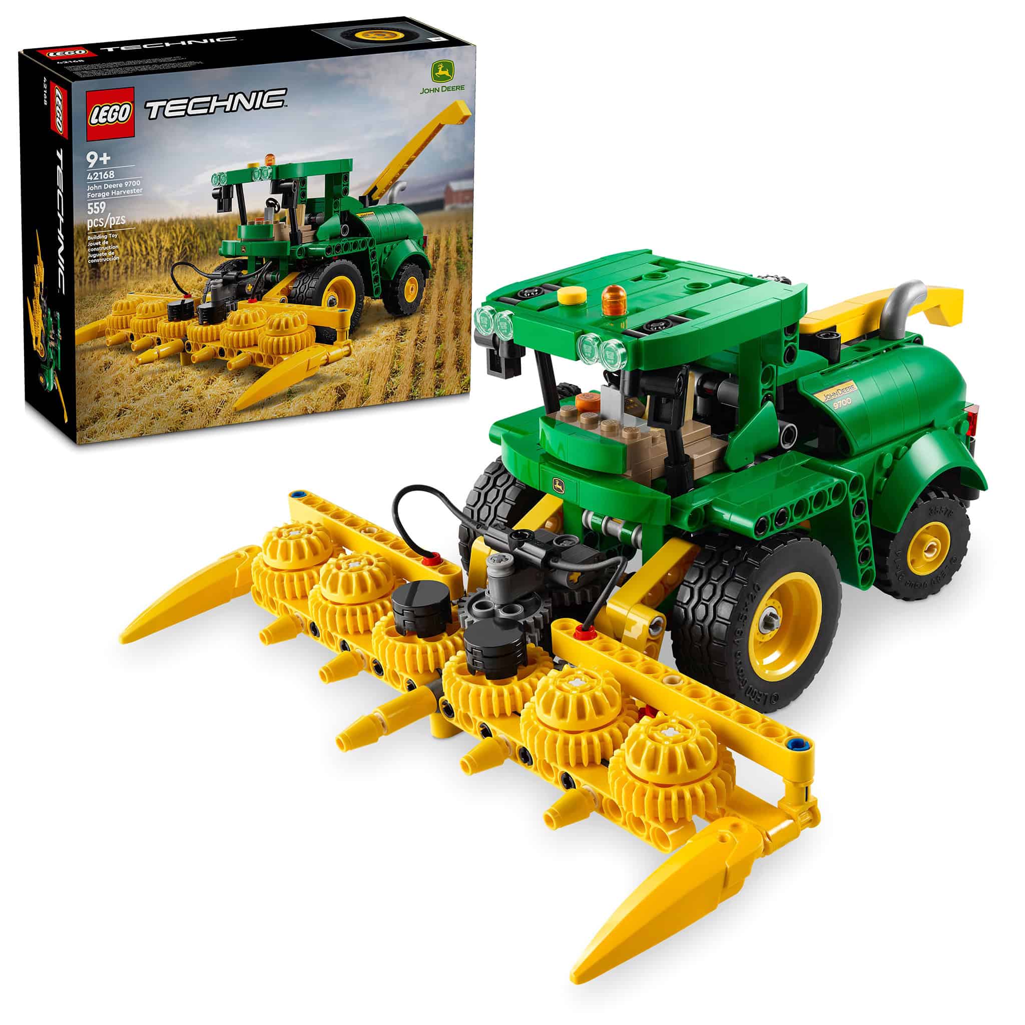 LEGO® Technic™ John Deere 9700 Forage Harvester Building Toy Set, 559 Pieces
