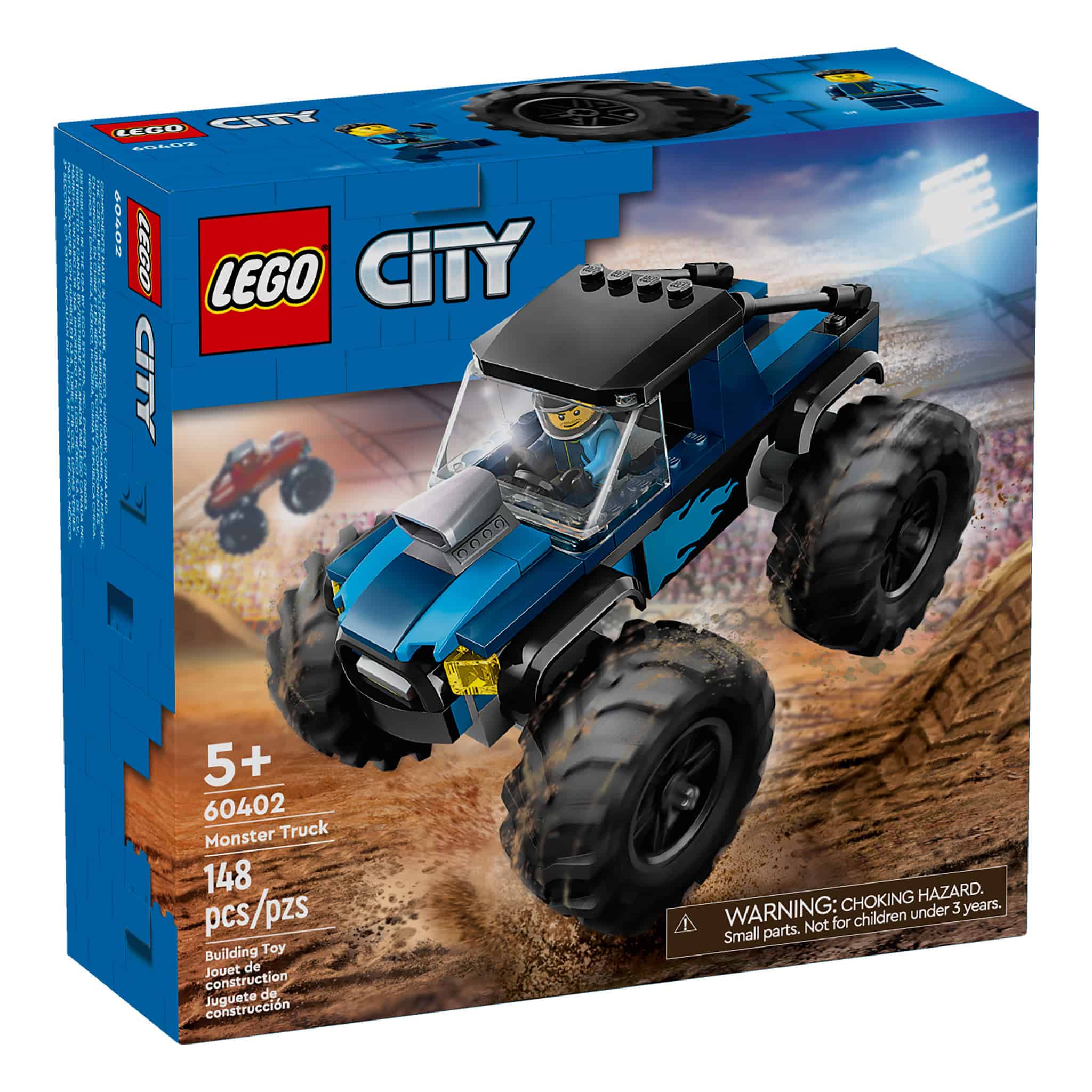 LEGO® City Blue Monster Truck, 148 Pieces - Image 3