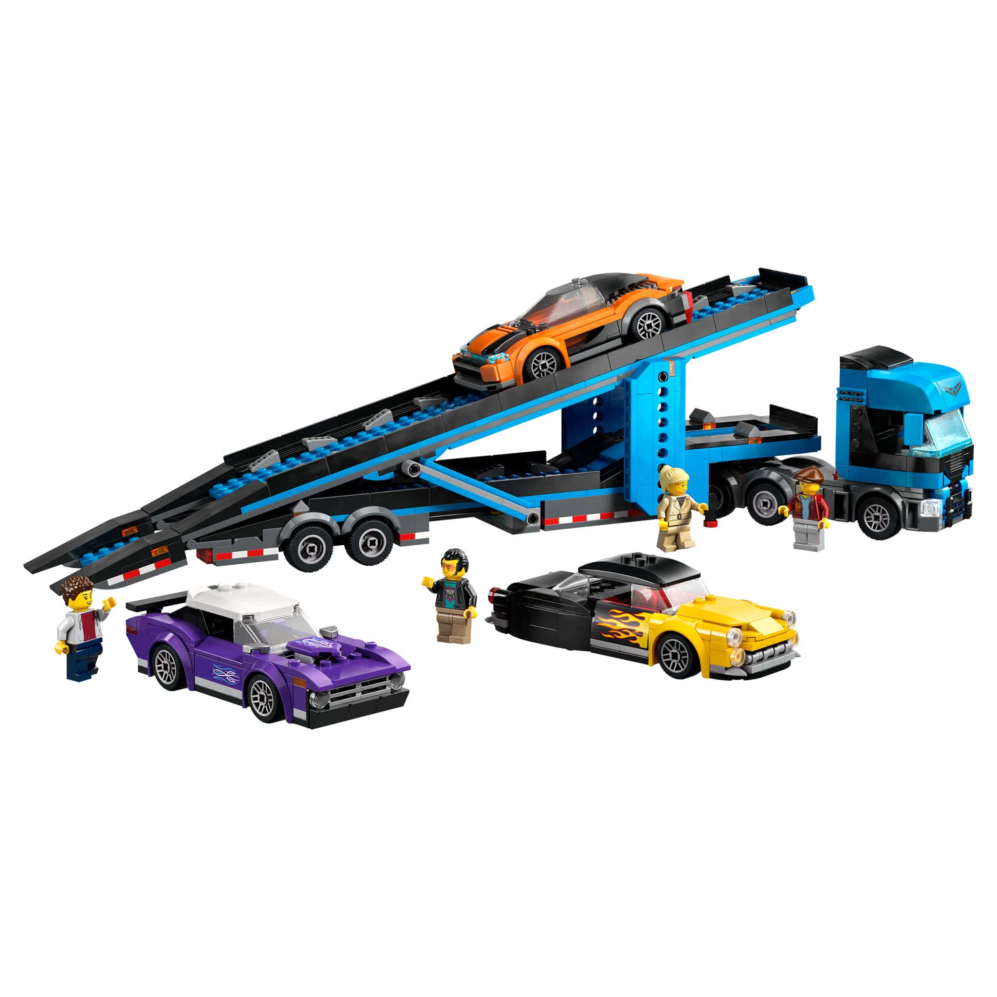 LEGO® City Car Transporter Truck with Sports Car, 998 Pieces - Image 2