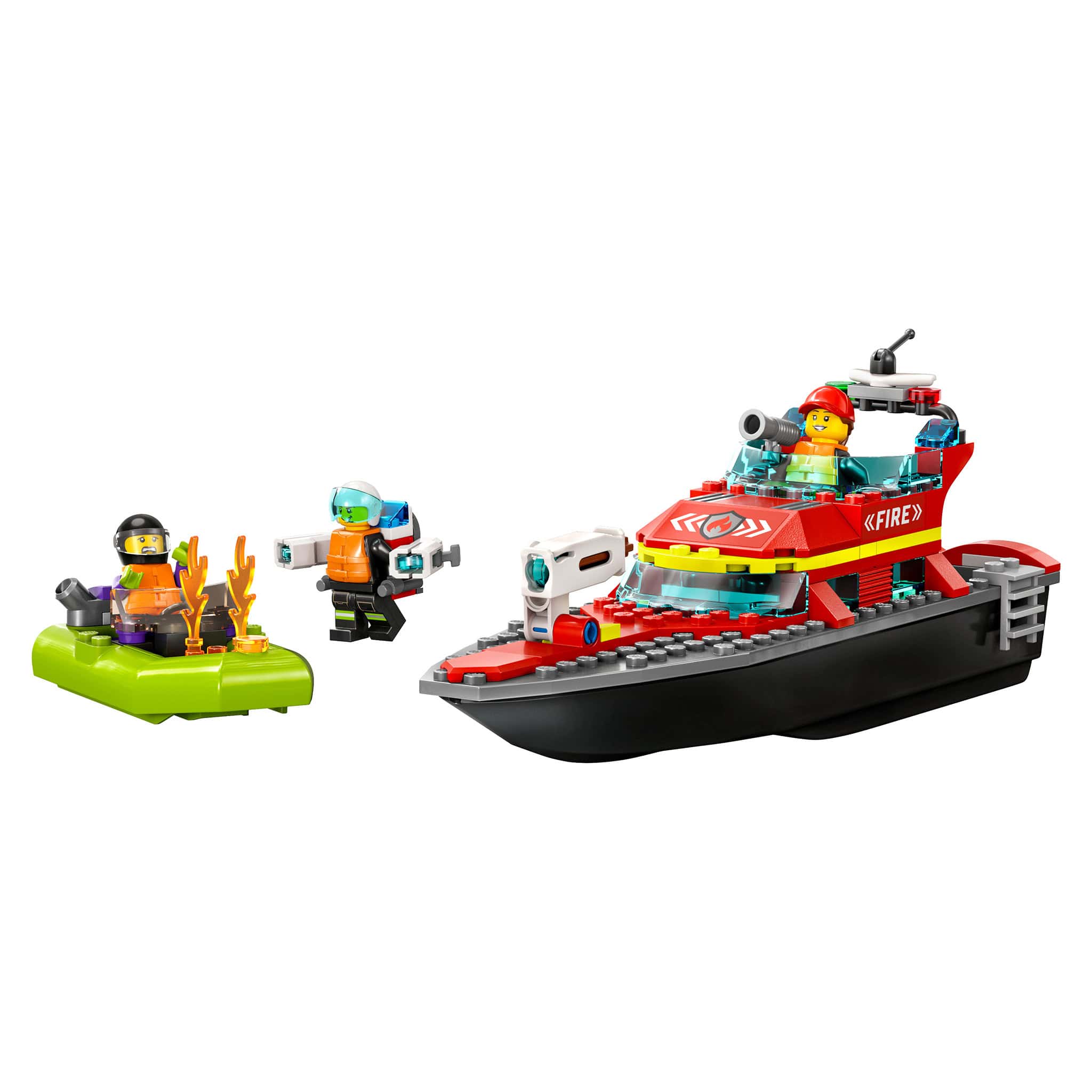 LEGO® City Fire Rescue Boat, 144 Pieces - Image 2