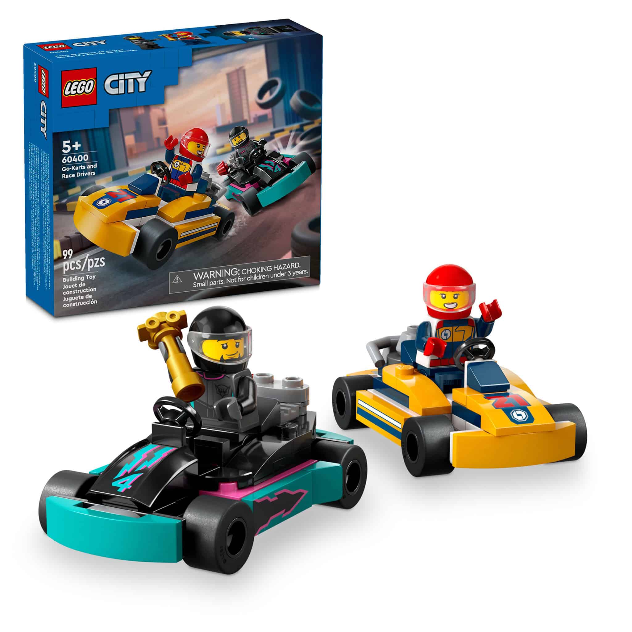 LEGO® City Go-Karts & Race Drivers, 99 Pieces