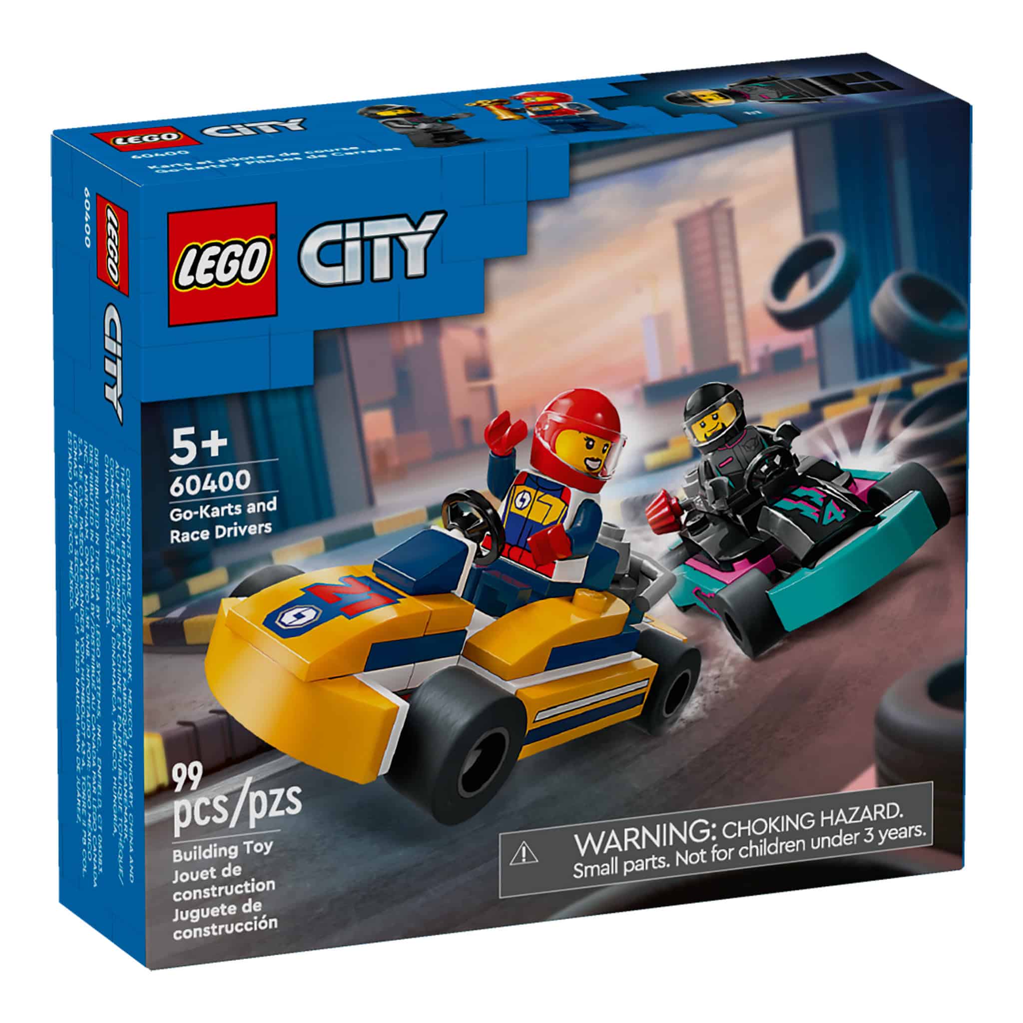 LEGO® City Go-Karts & Race Drivers, 99 Pieces - Image 3