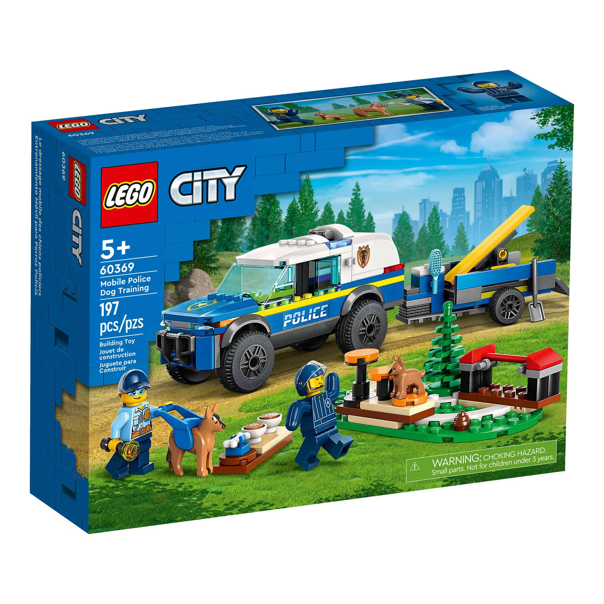 LEGO® City Mobile Police Dog Training, 197 Pieces - Image 3