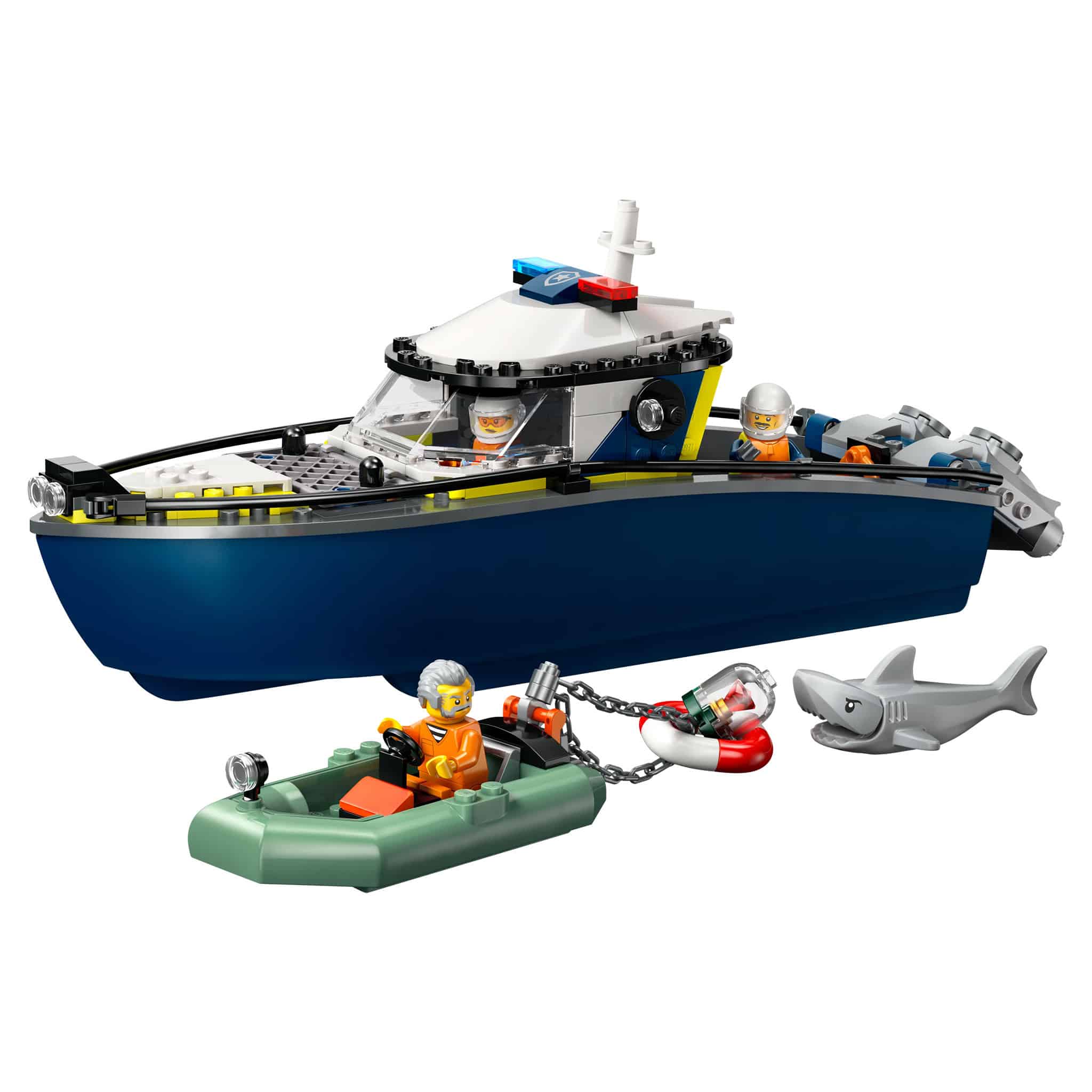 LEGO® City Police Boat Chase, 264 Pieces - Image 2