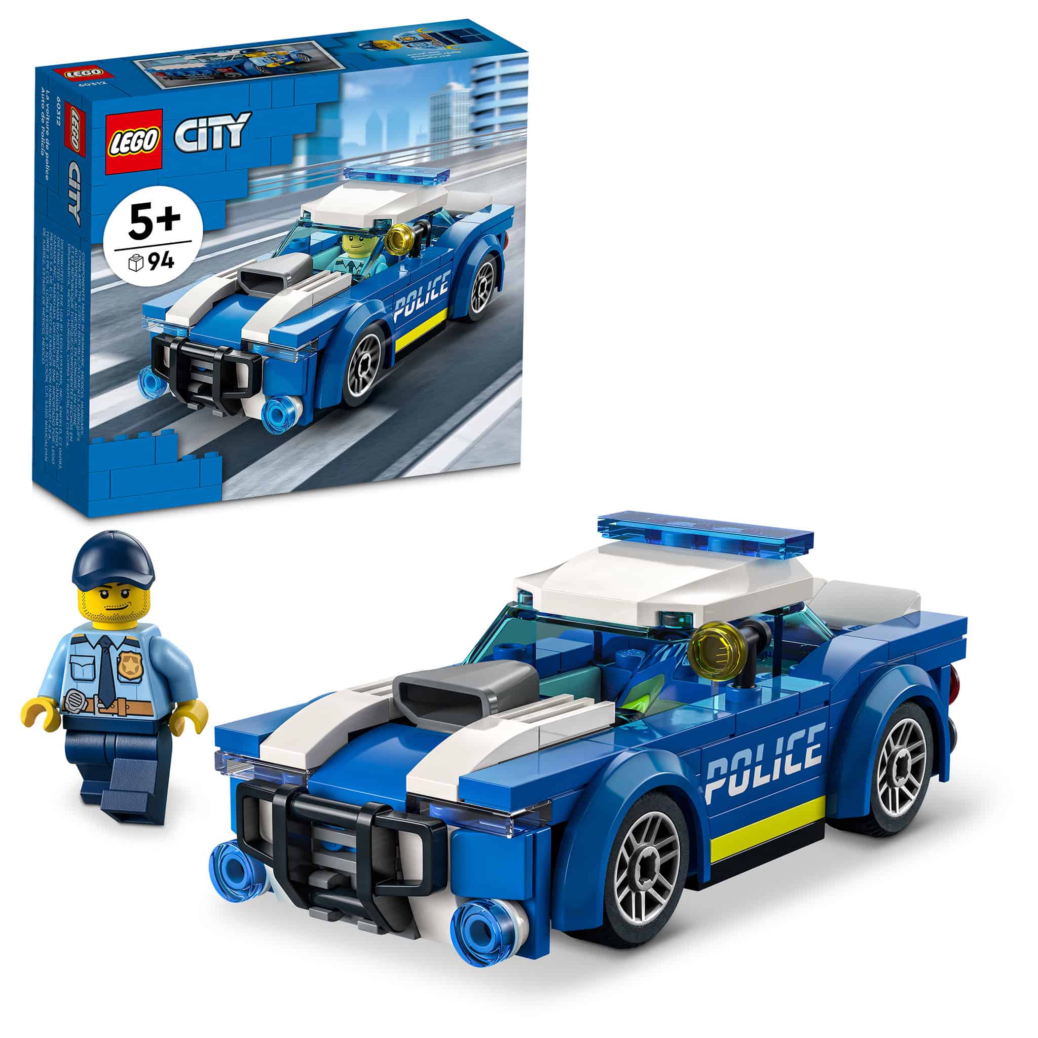 LEGO® City Police Car, 94 Pieces