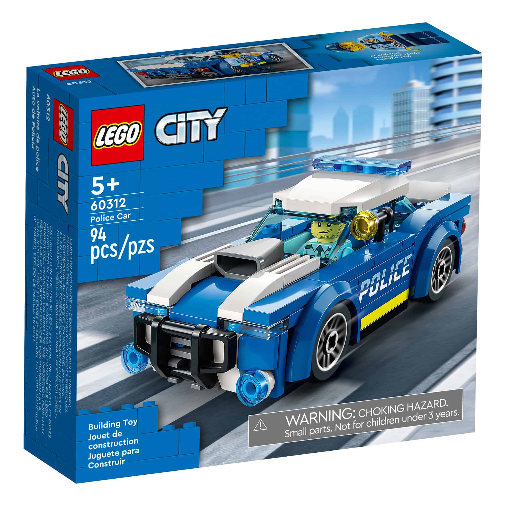 LEGO® City Police Car, 94 Pieces - Image 3