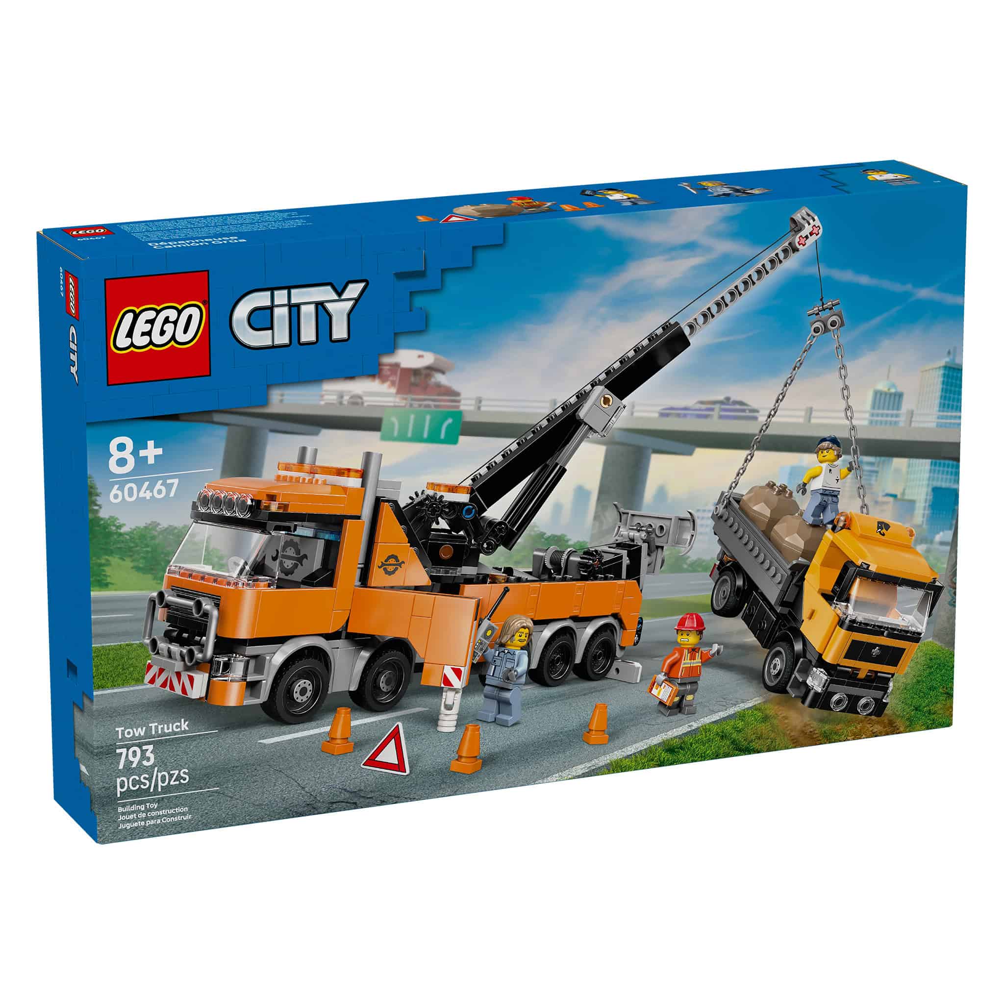 LEGO® City Recovery Tow Truck with Crane, 793 Pieces - Image 3